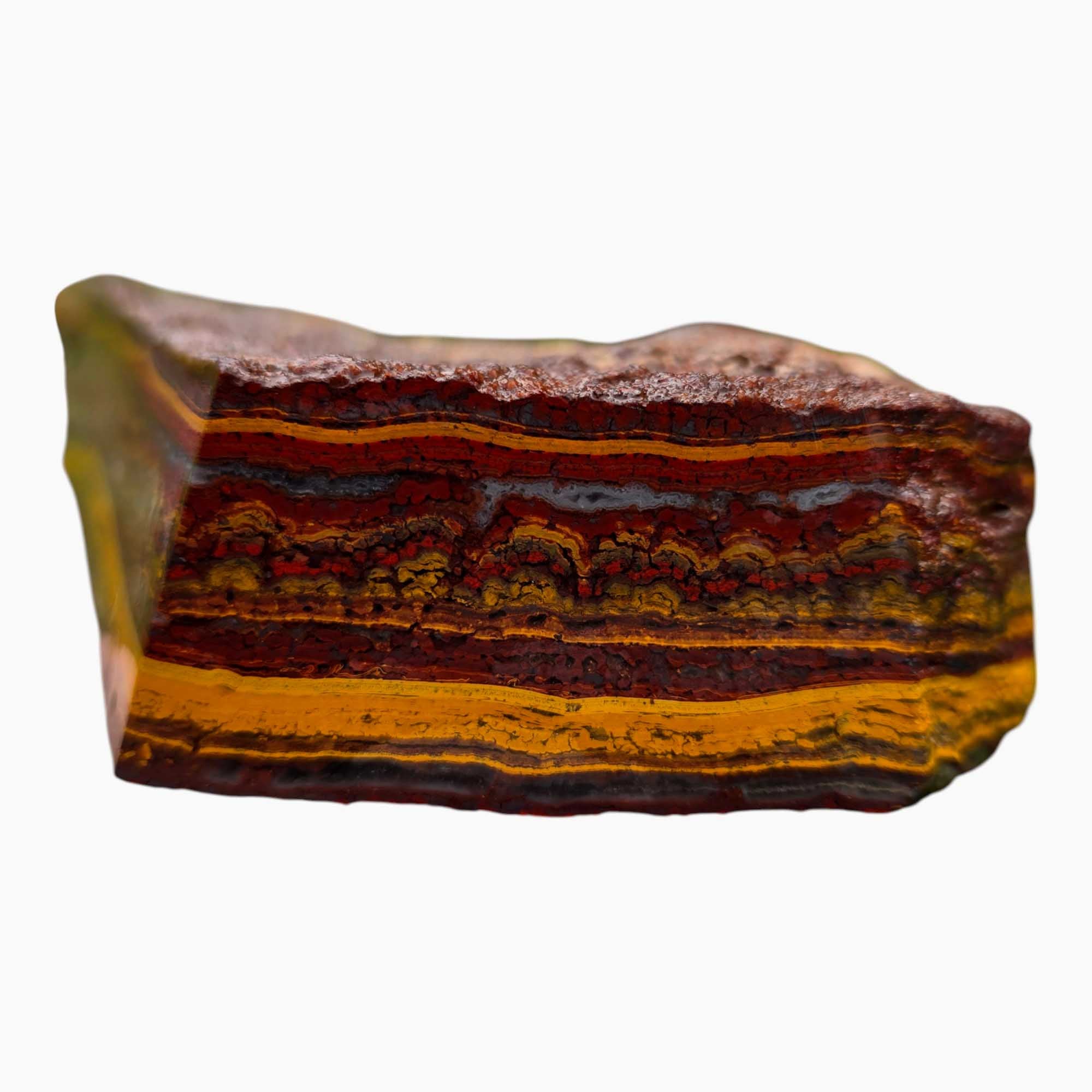 Apple Valley Jasper Lapidary Cutting Rough Chunk Stone Cut Face
