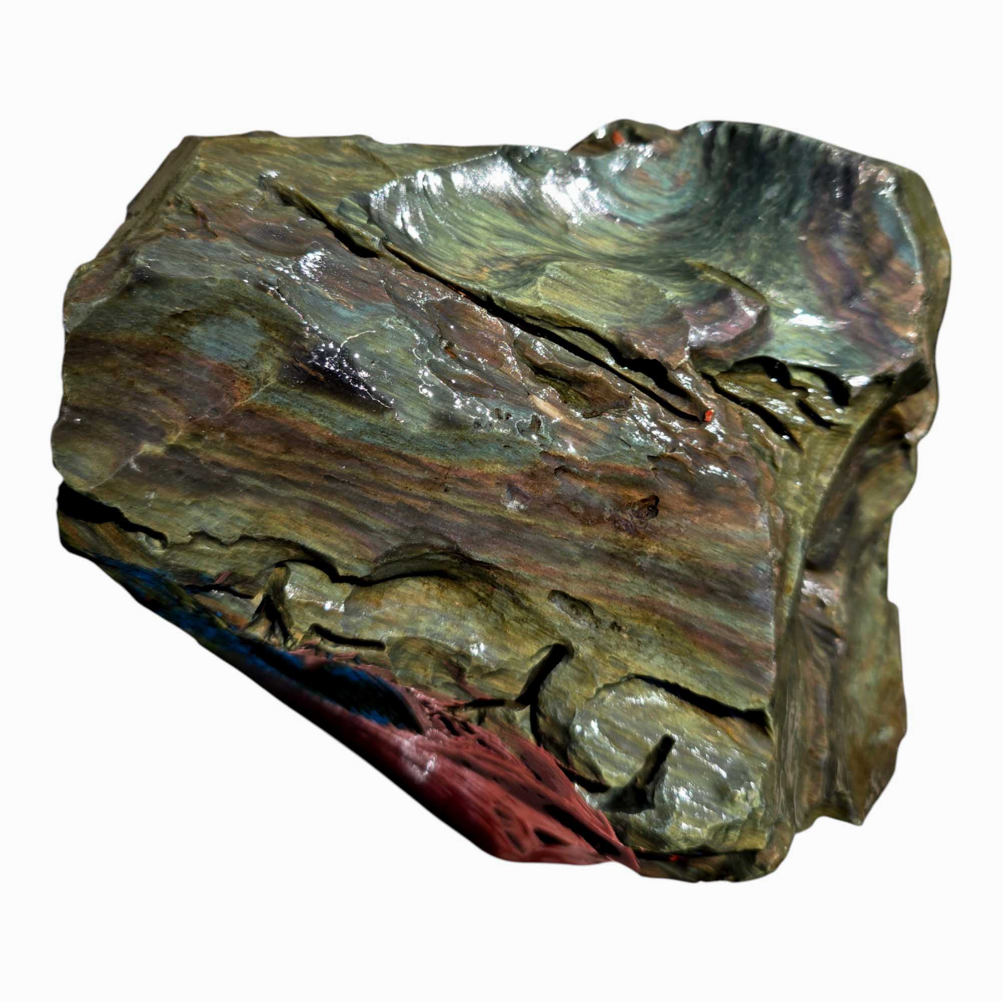 Mexican Velvet Obsidian Lapidary Rough Chunk Volcanic Glass