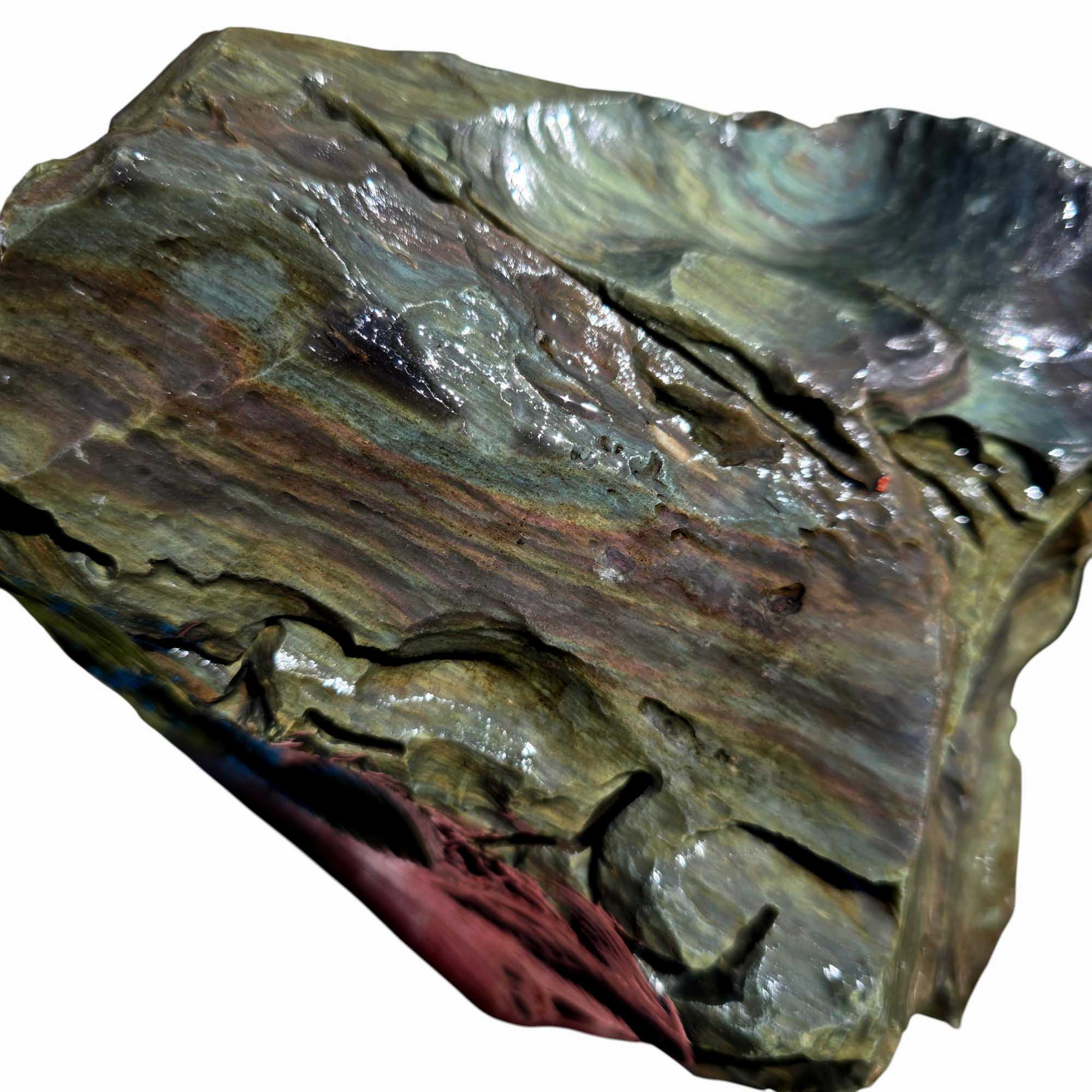 Mexican Velvet Obsidian Lapidary Rough Chunk Volcanic Glass