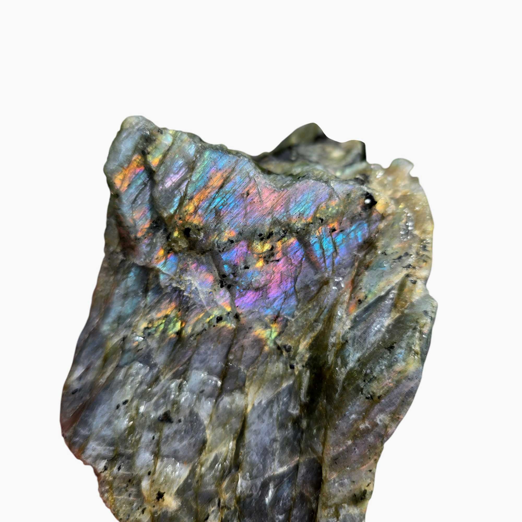 Labradorite Lapidary Cutting Rough Chunk Feldspar Baby Colors