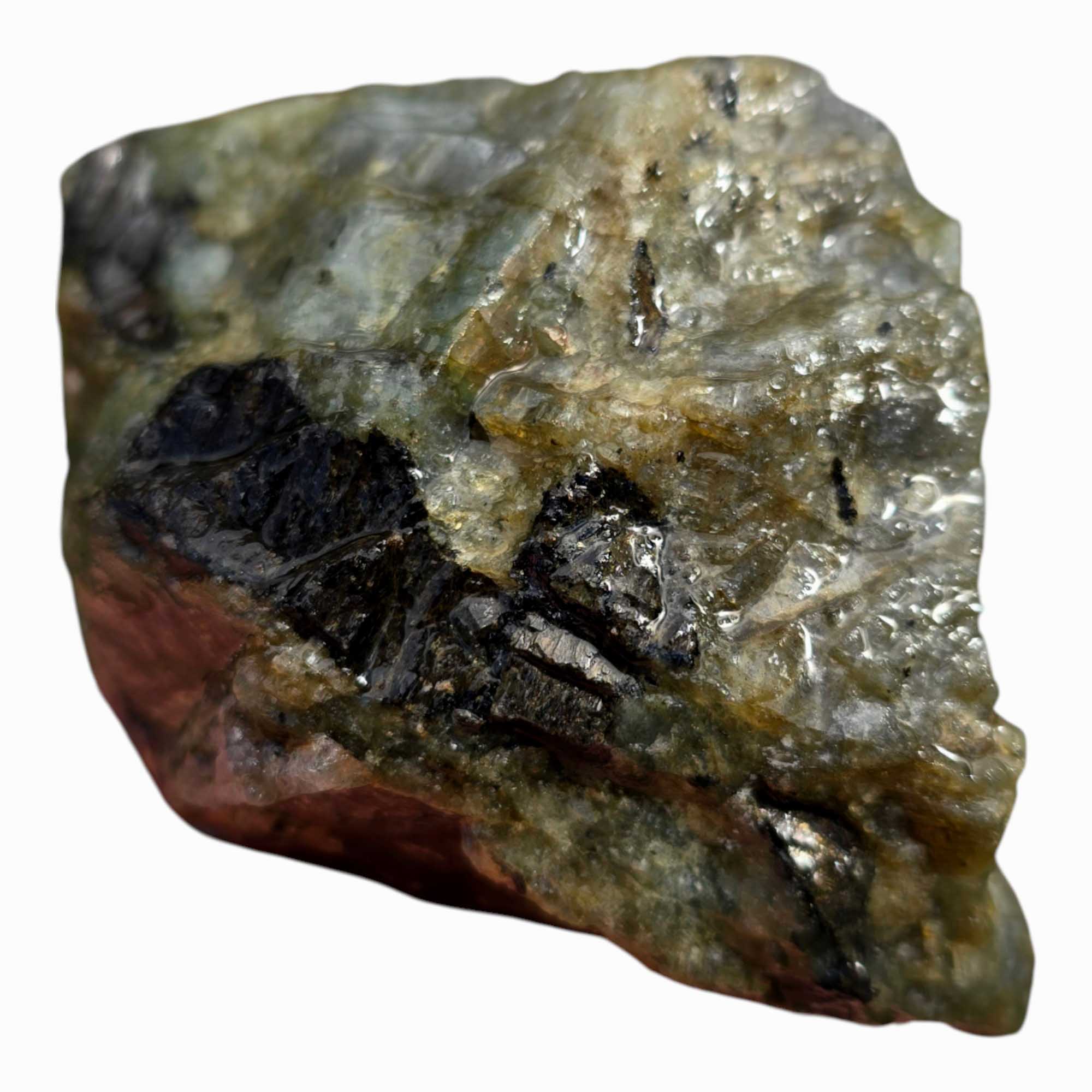 Labradorite Lapidary Cutting Rough Chunk Feldspar Baby Colors