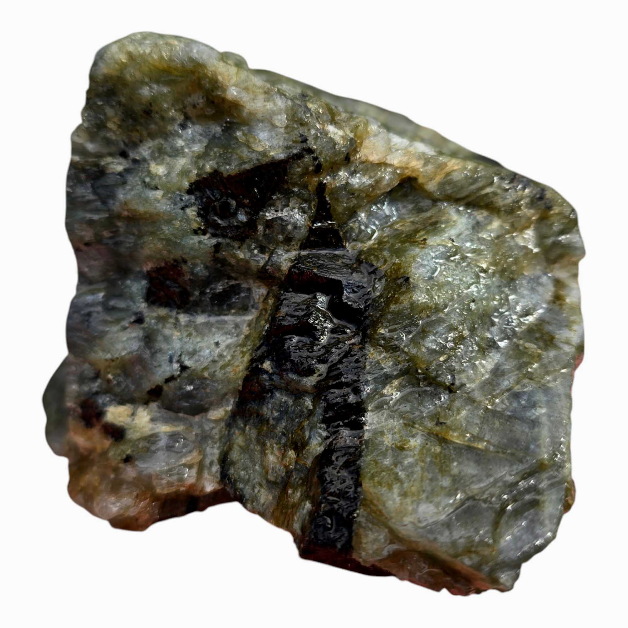 Labradorite Lapidary Cutting Rough Chunk Feldspar Baby Colors