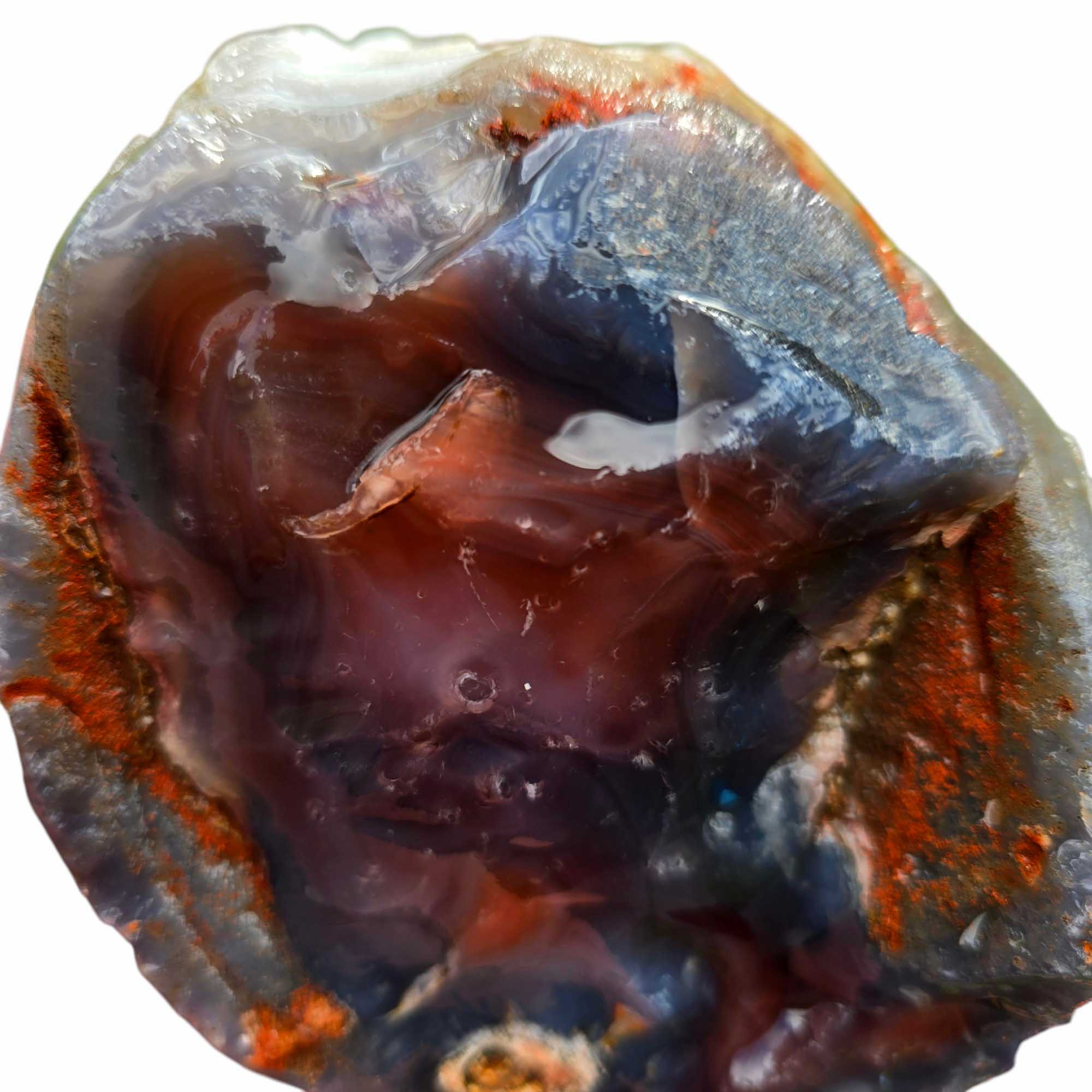 Swazi Agate Lapidary Cutting Rough Chunk