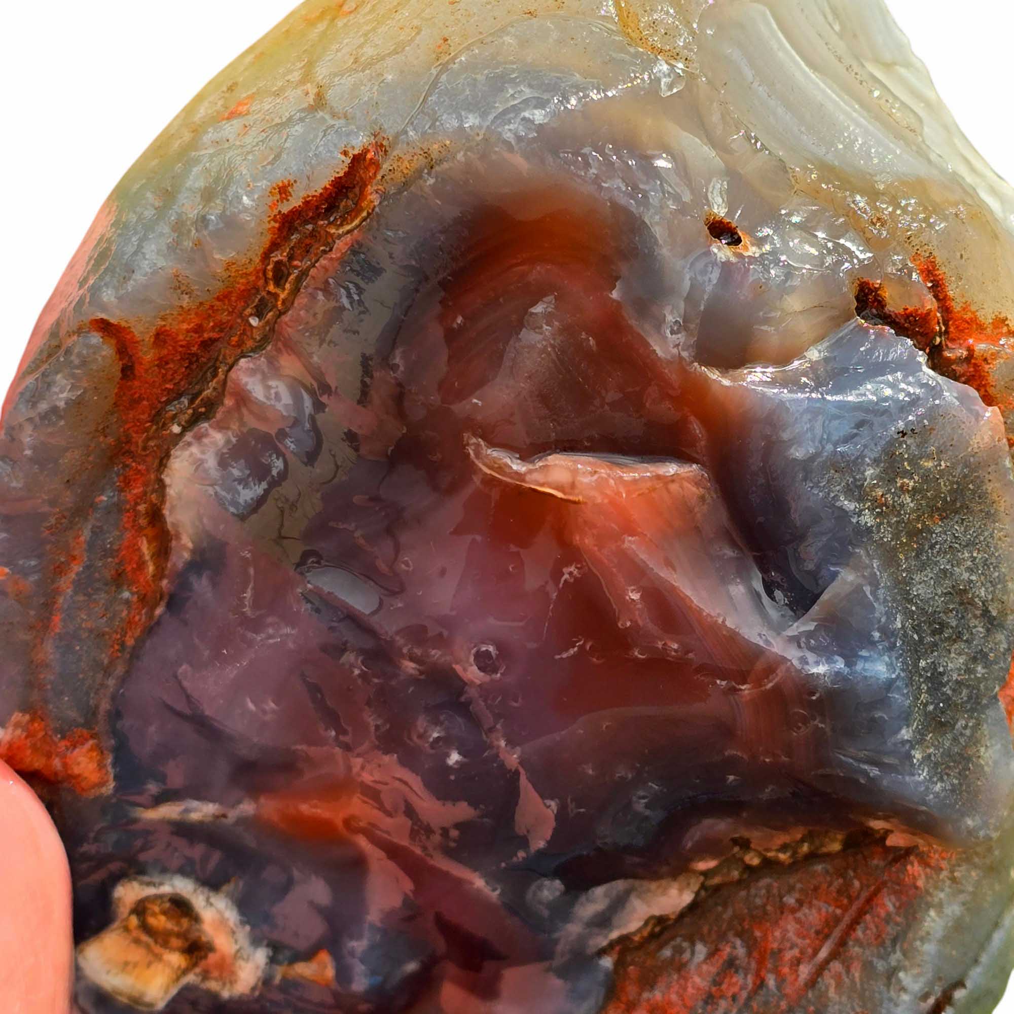 Swazi Agate Lapidary Cutting Rough Chunk