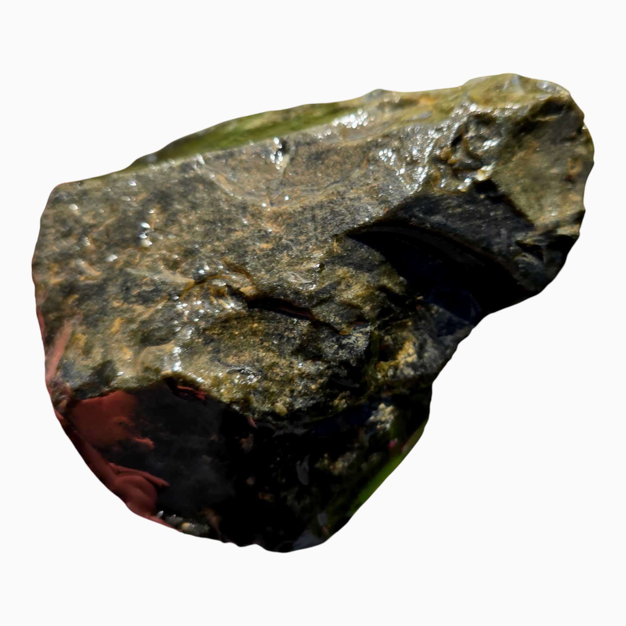 Mexican Gold Sheen Obsidian – Premium Rough Chunk for Lapidary or Blade Knapping