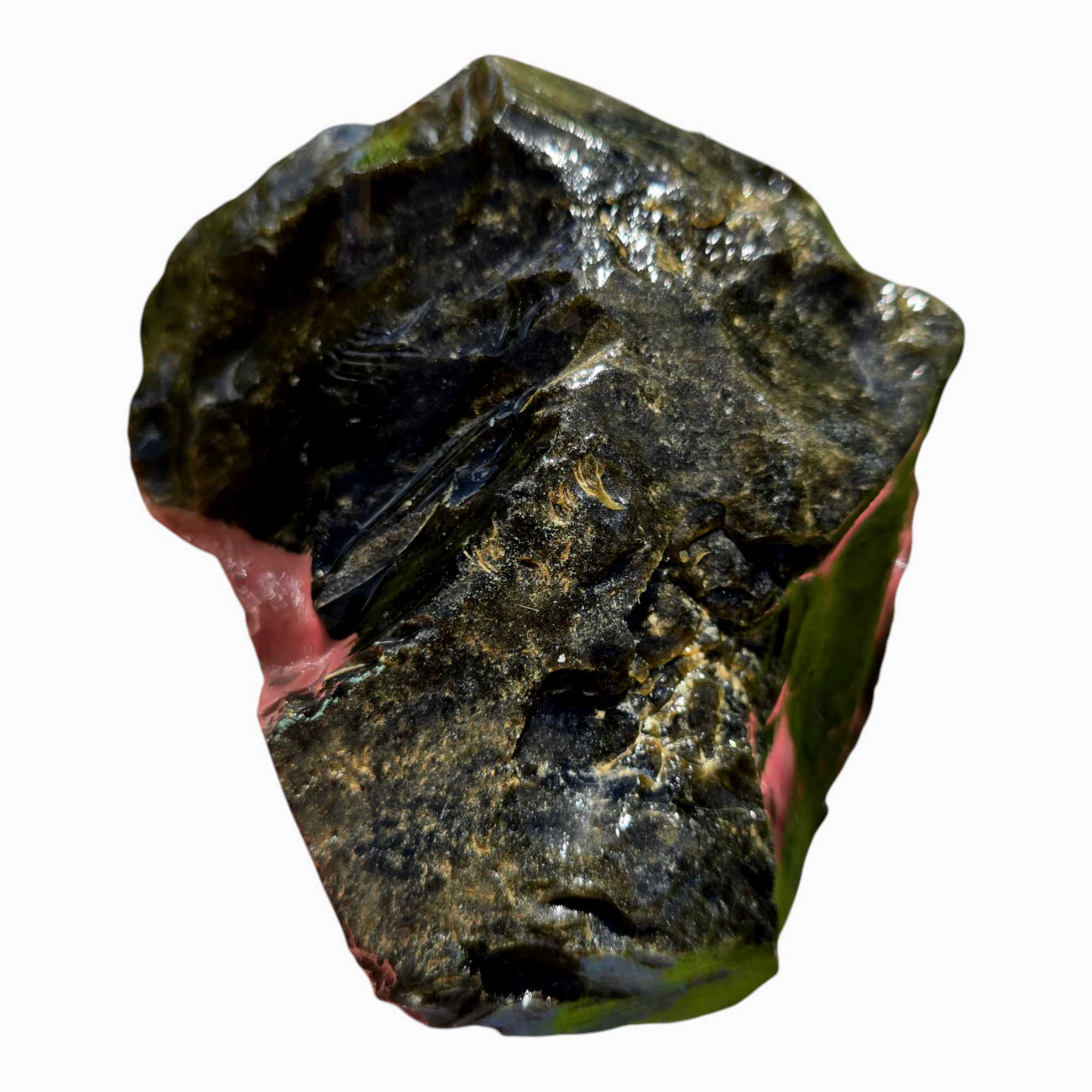 Mexican Gold Sheen Obsidian – Premium Rough Chunk for Lapidary or Blade Knapping