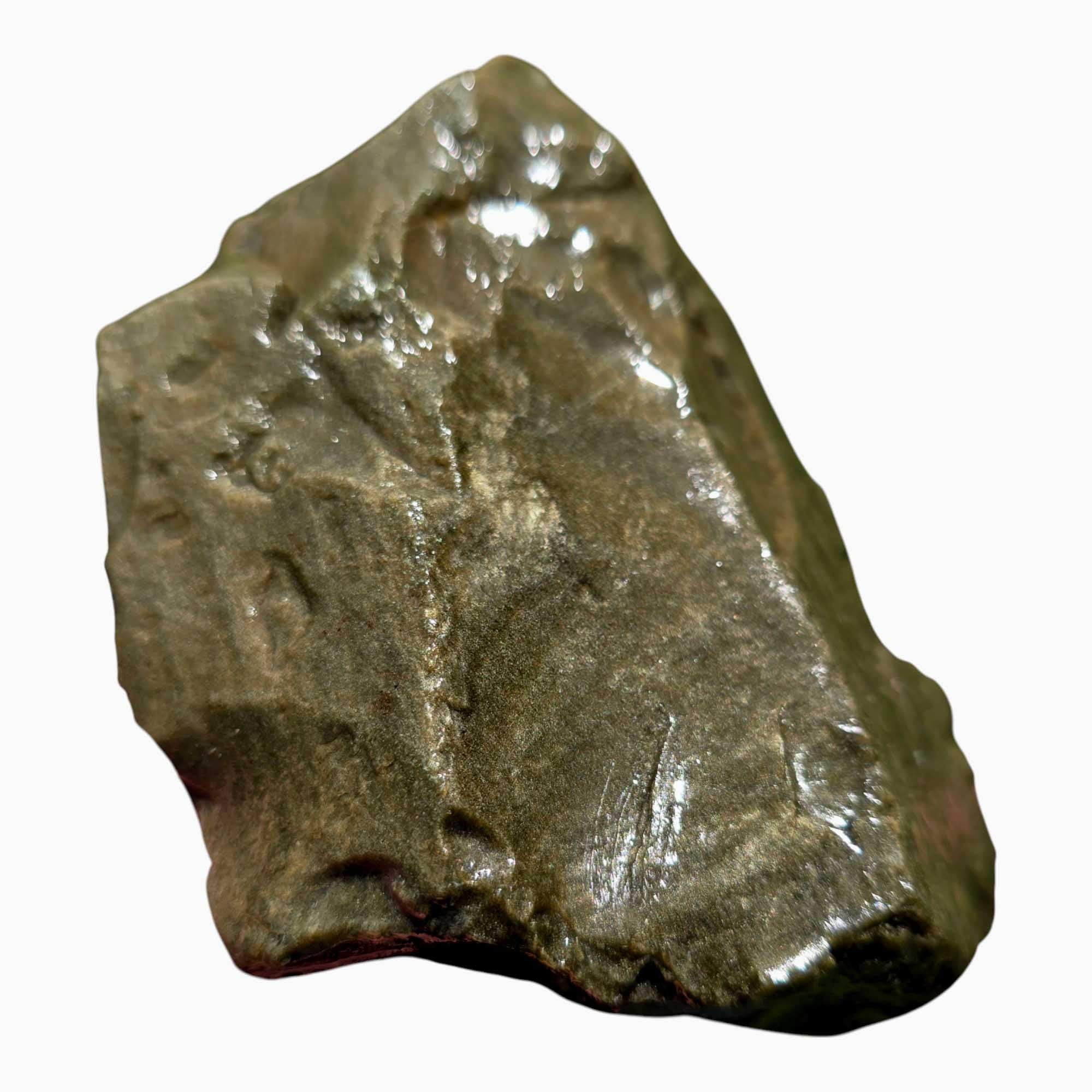 Mexican Gold Sheen Obsidian – Premium Rough Chunk for Lapidary or Blade Knapping