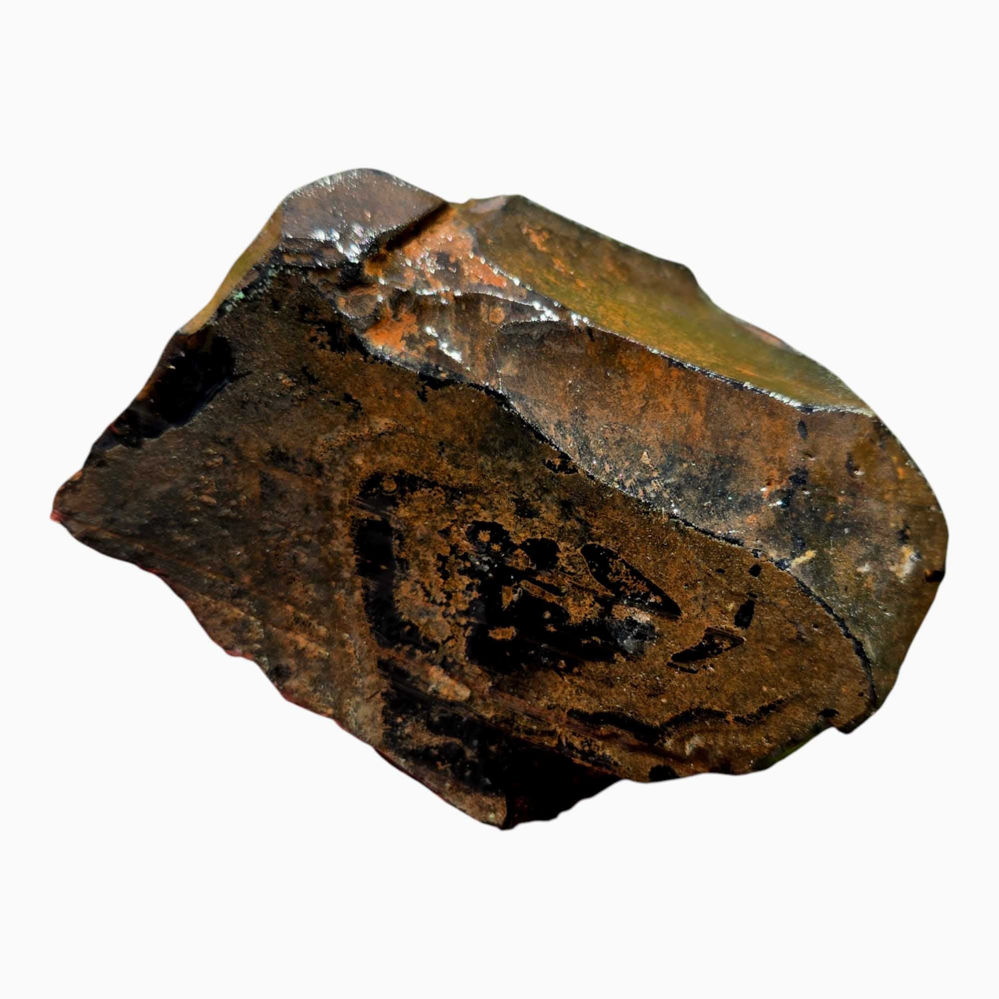 Fire Magnetite Obsidian – Glass Butte Rough Chunk for Lapidary or Knapping