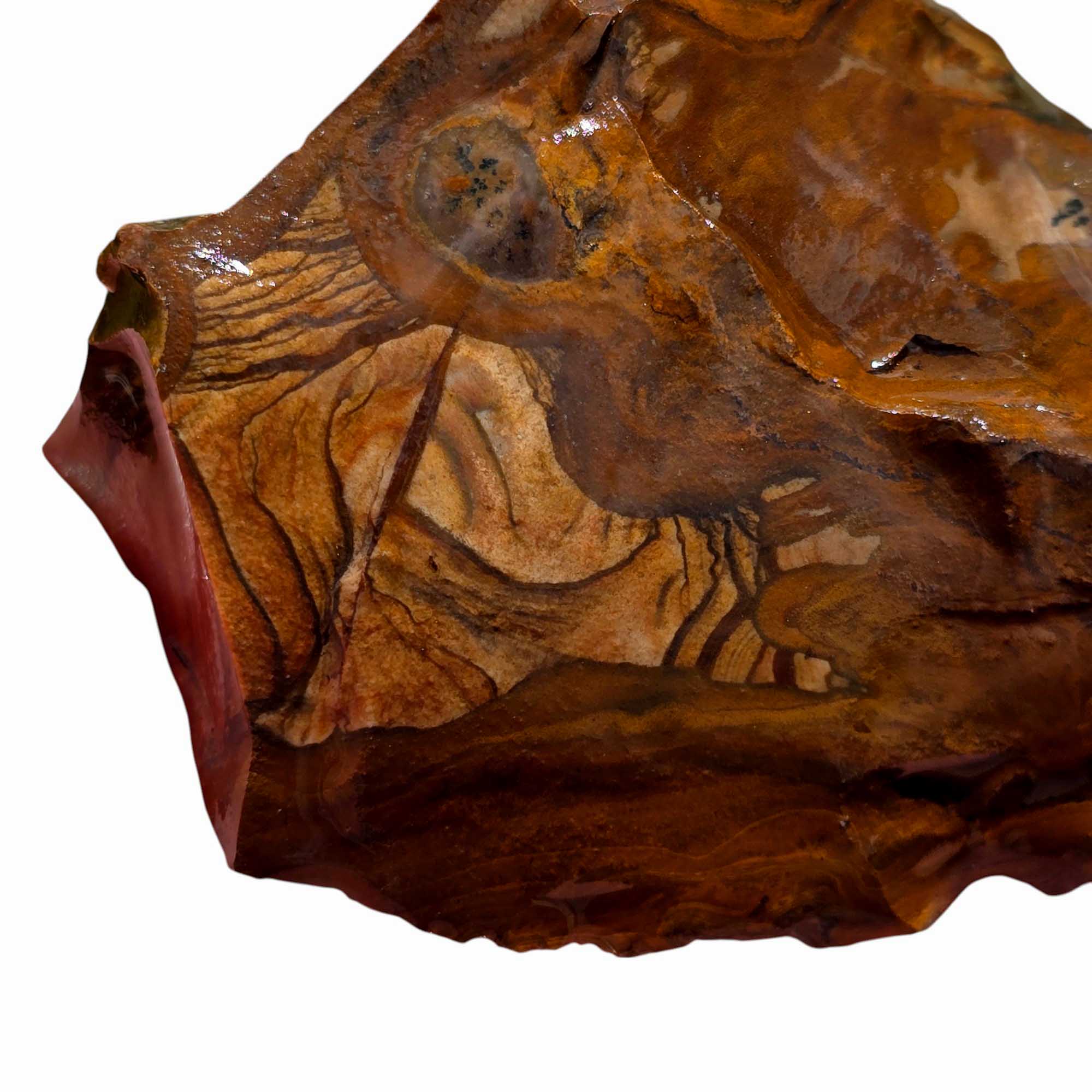 Biggs Picture Jasper Rough – Old Stock with Scenic Hills & Druzy