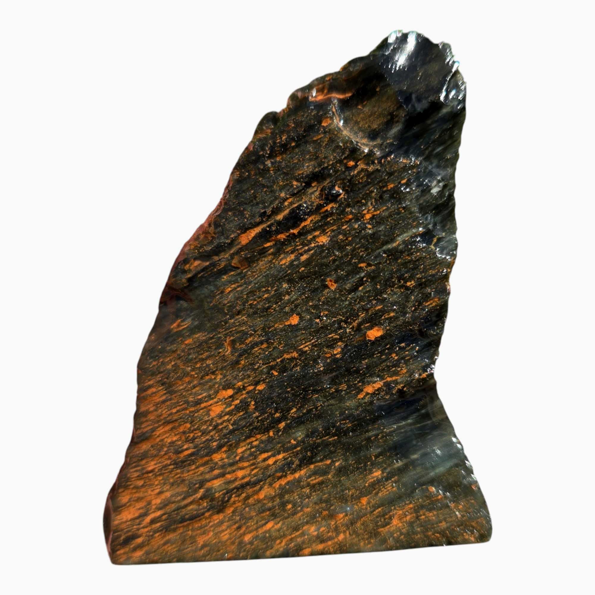 Mexican Velvet Obsidian – Proven Lapidary Rough with Cut Face for Cabbing or Knapping