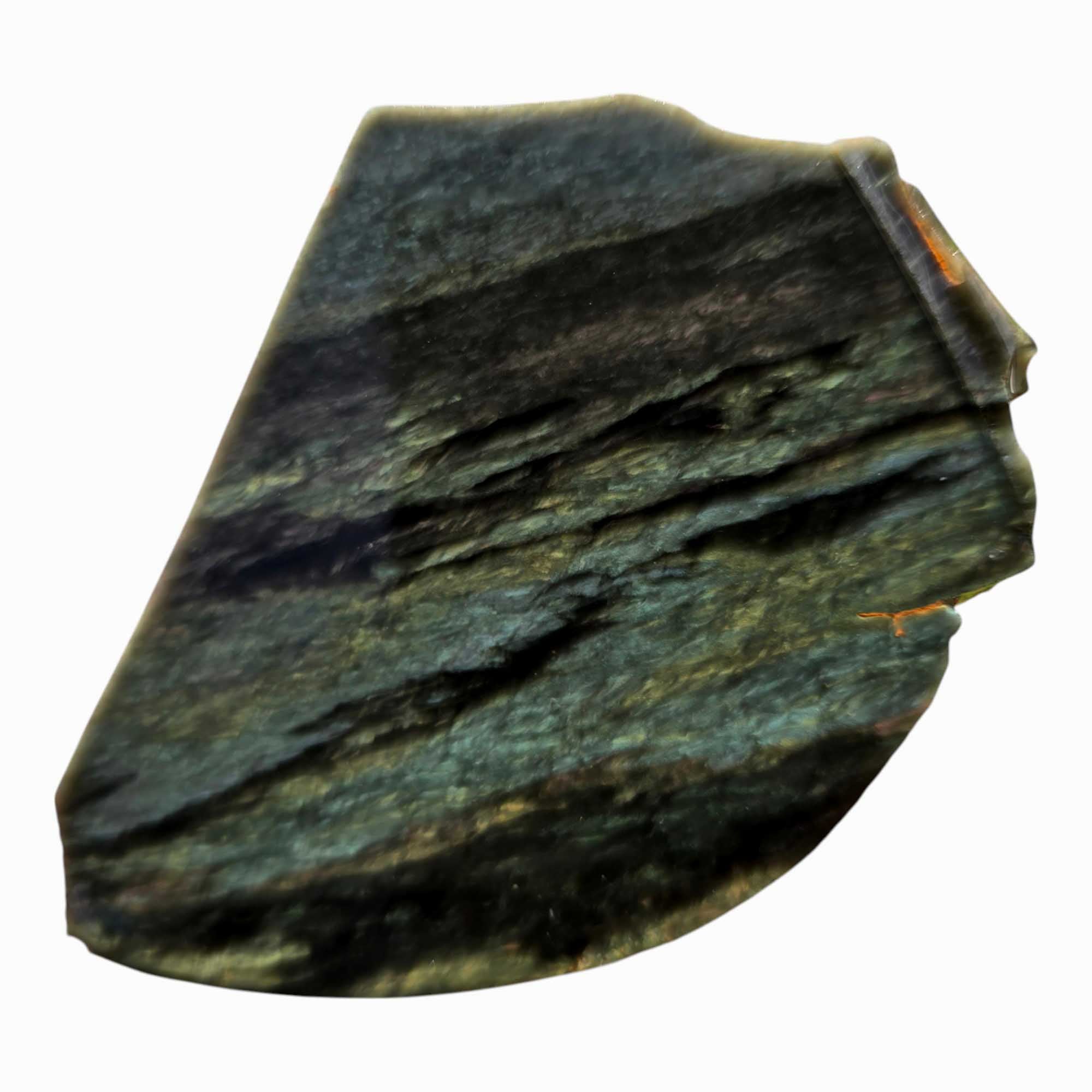 Mexican Velvet Obsidian Lapidary Stone Slab Slice Cut Rock