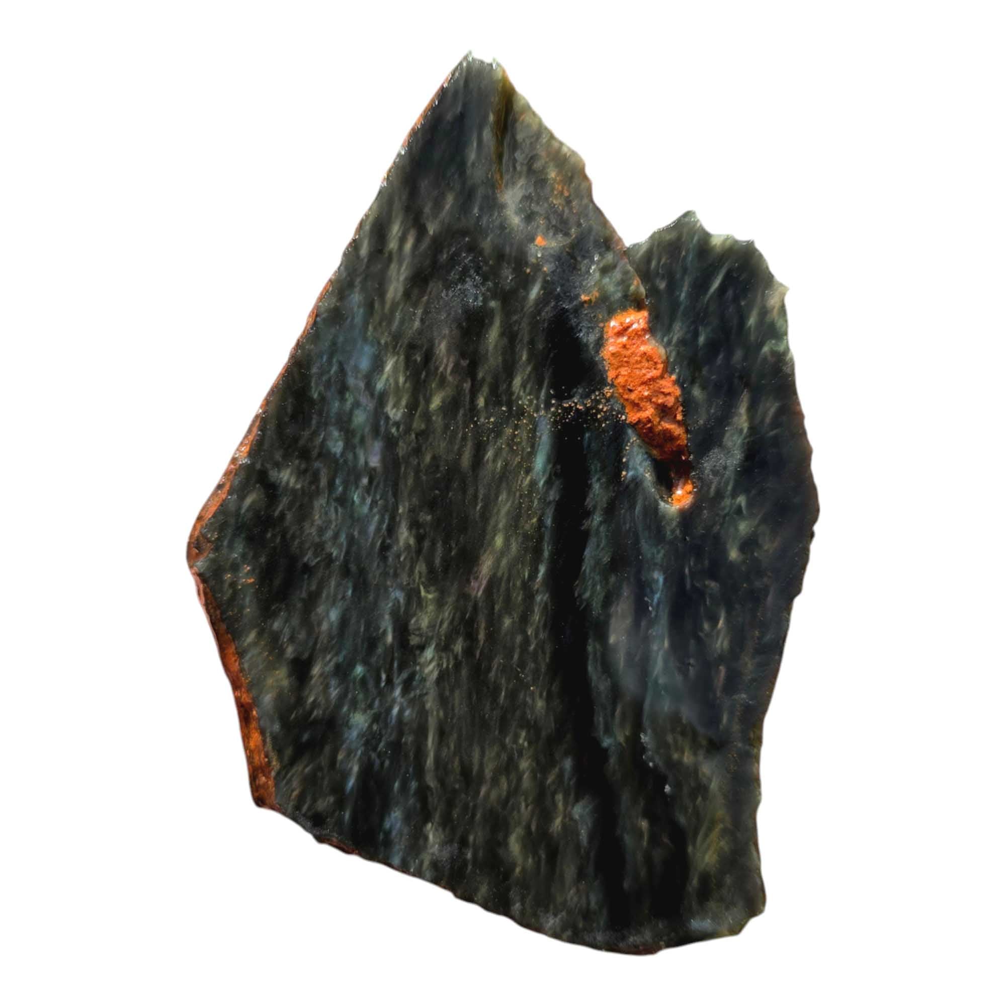 Mexican Velvet Obsidian Lapidary Stone Slab Slice Cut Rock