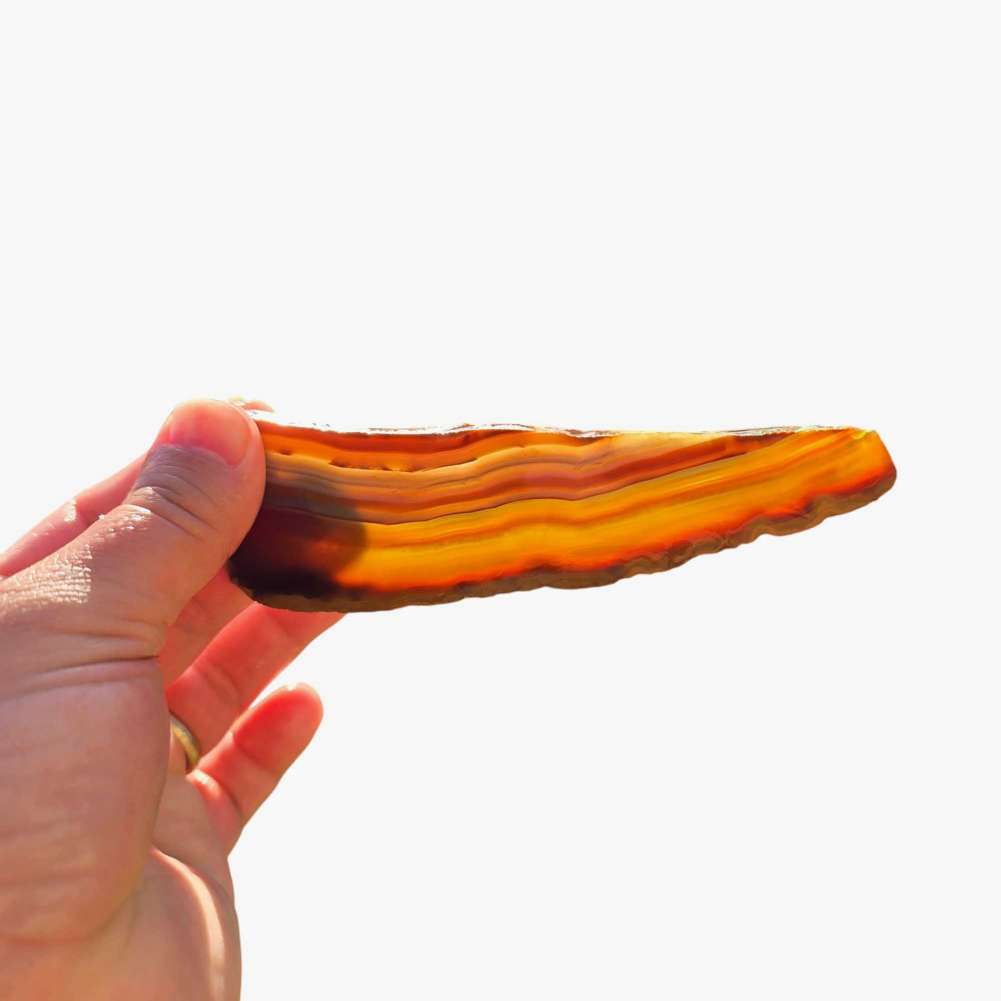 Brazilian Agate Slab Lapidary Stone Slice Cut Rock