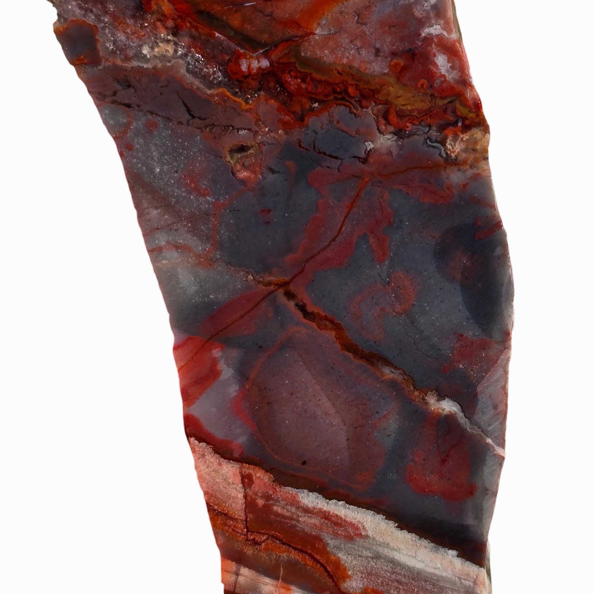 Sarape Jasper Slab Crazy Lace Relative Lapidary Stone Slice Cut Rock