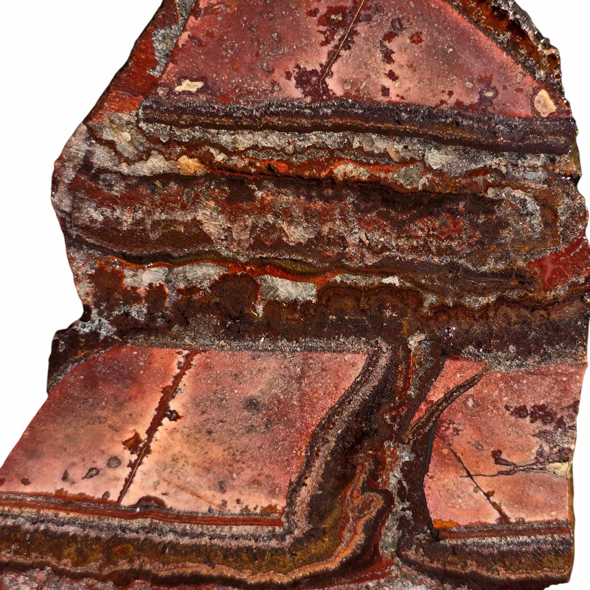 Banded Onyx Slab Lapidary Stone Slice Cut Rock