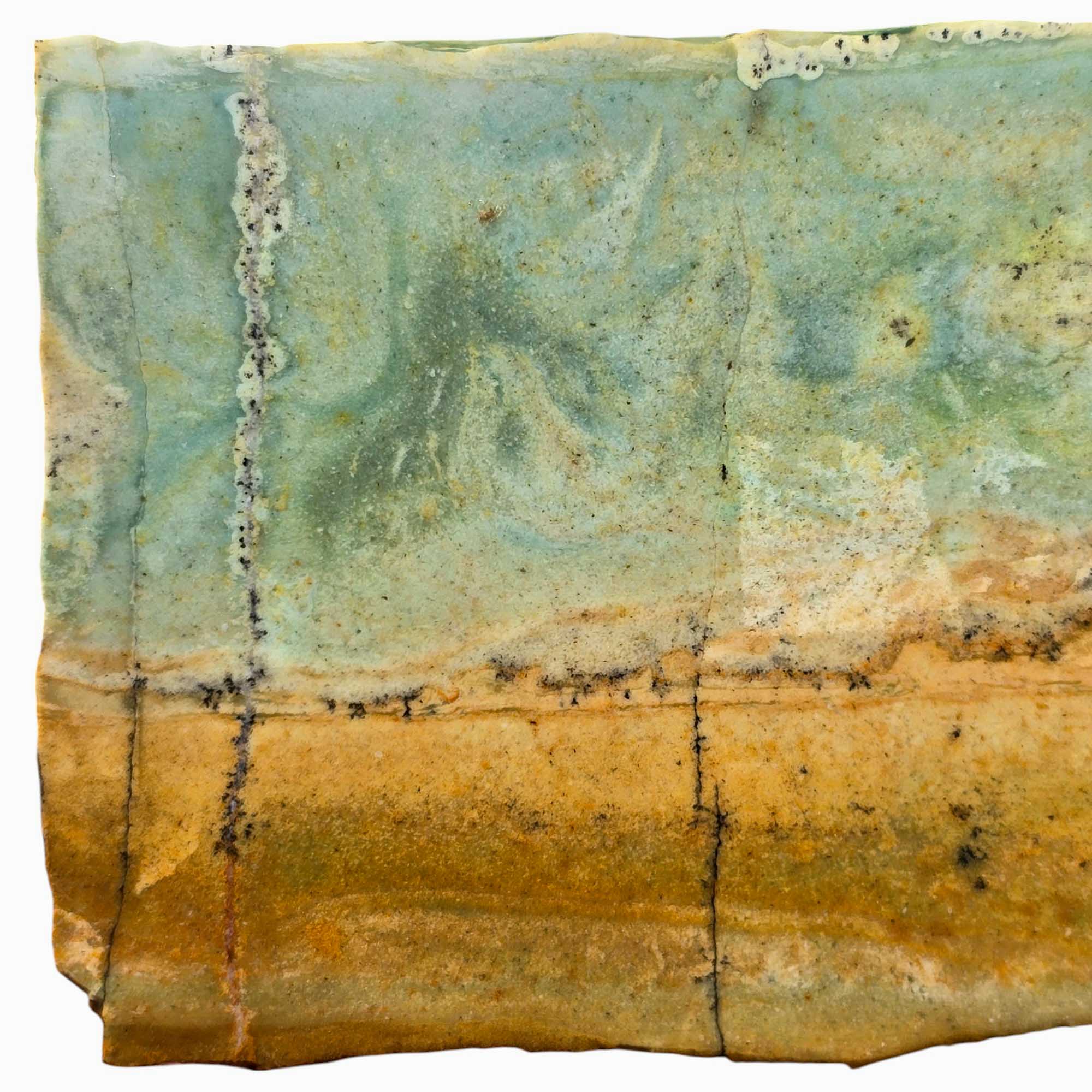 Gunnery Point Jasper Slab – Rare Scenic Arizona Stone for Lapidary or Display