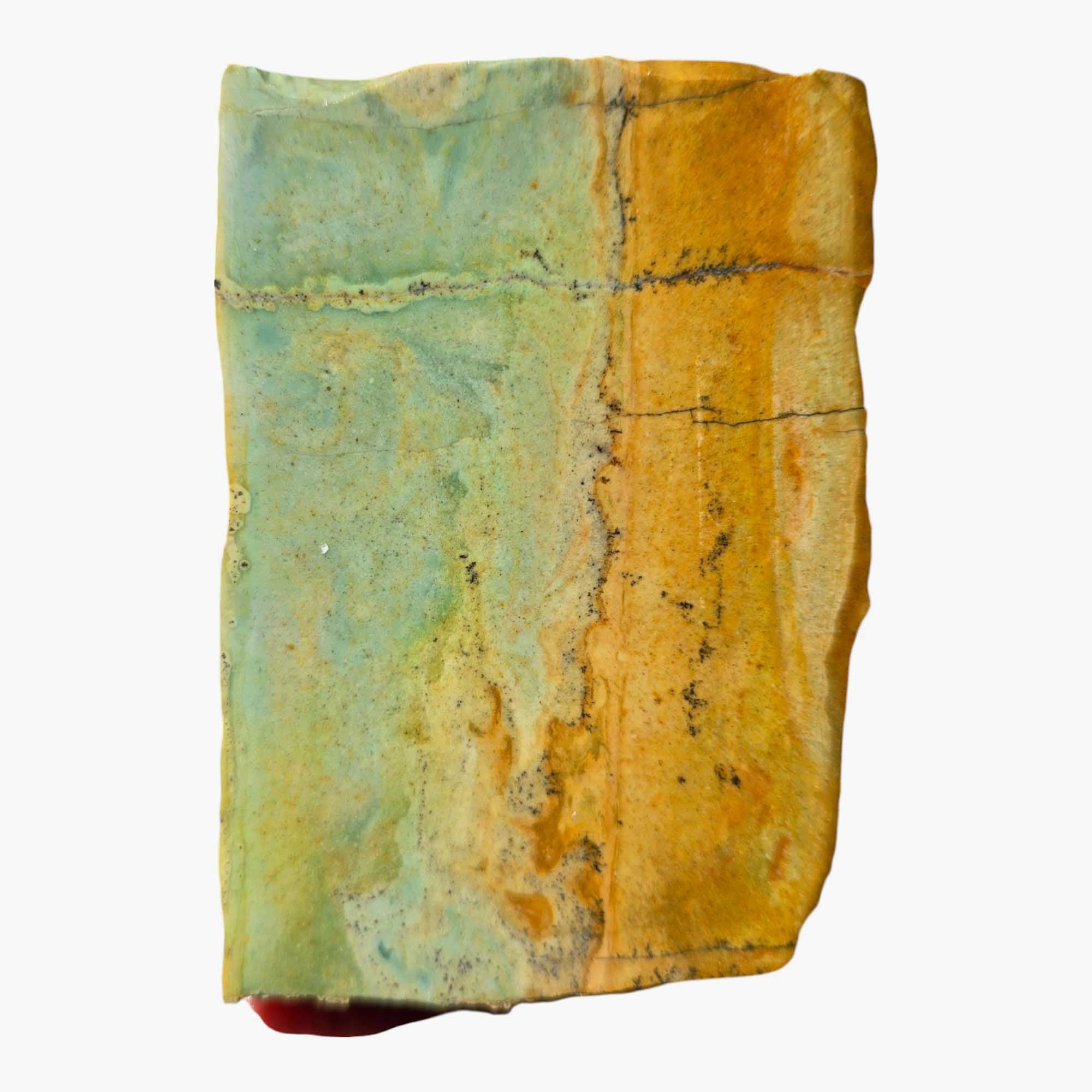 Gunnery Point Jasper Slab – Rare Scenic Arizona Stone for Lapidary or Display