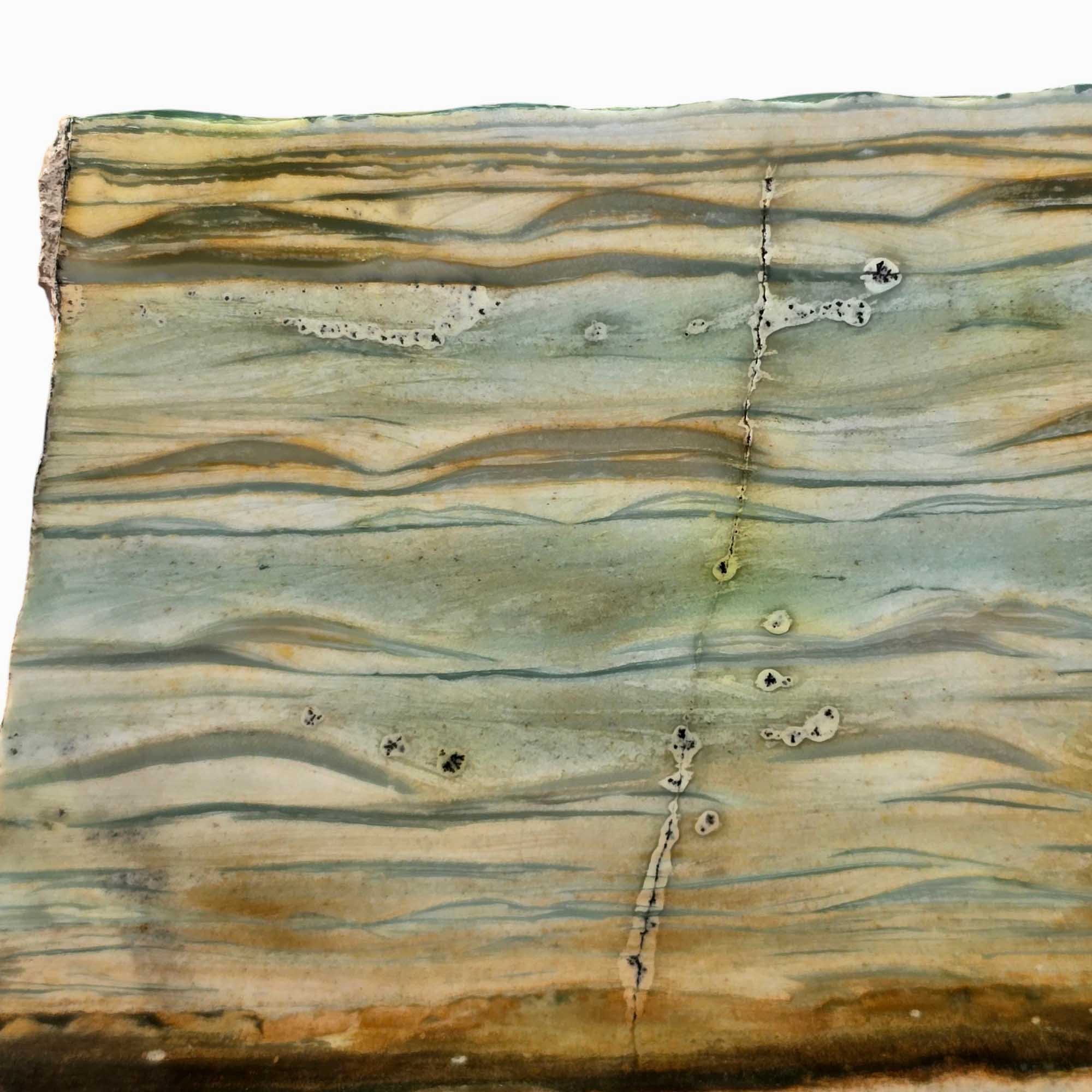 Gunnery Point Jasper – Rare Ocean Wave Pattern Lapidary Slab from Arizona