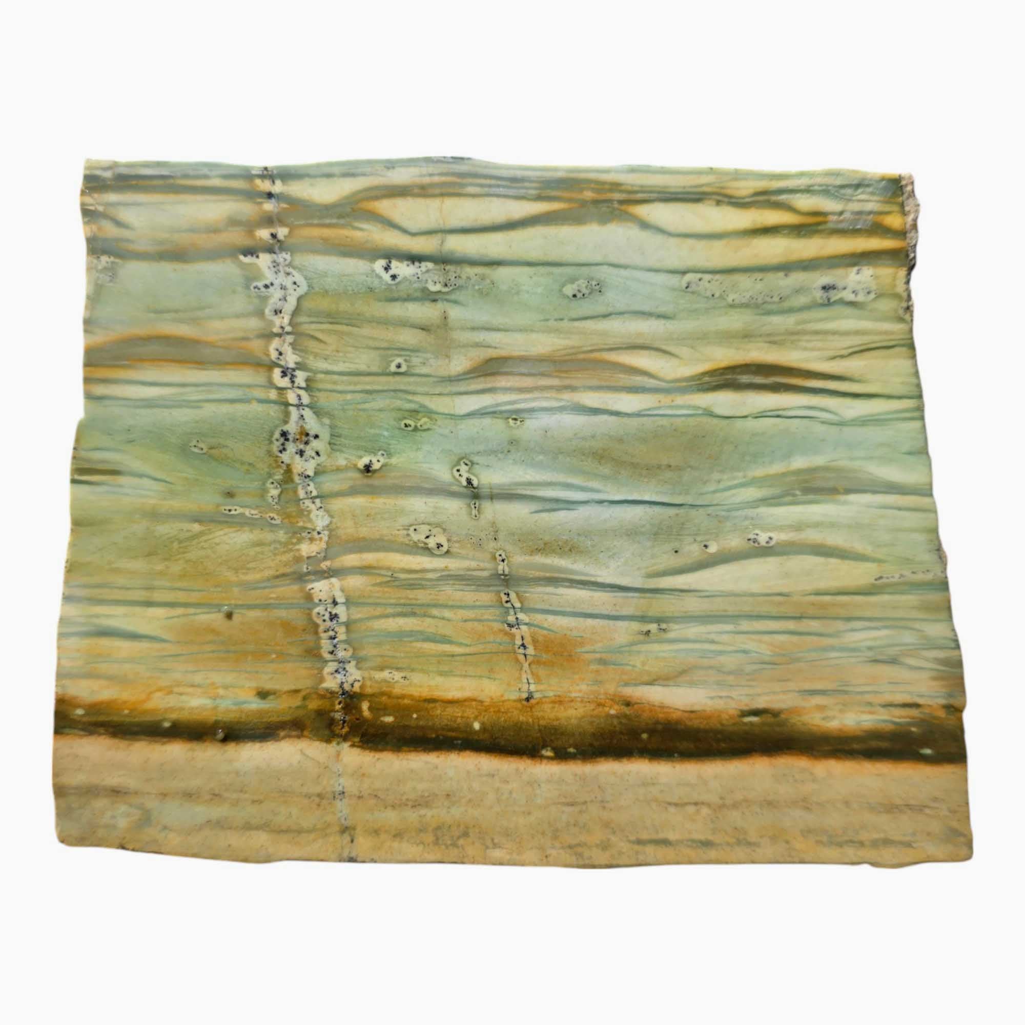 Gunnery Point Jasper – Rare Ocean Wave Pattern Lapidary Slab from Arizona