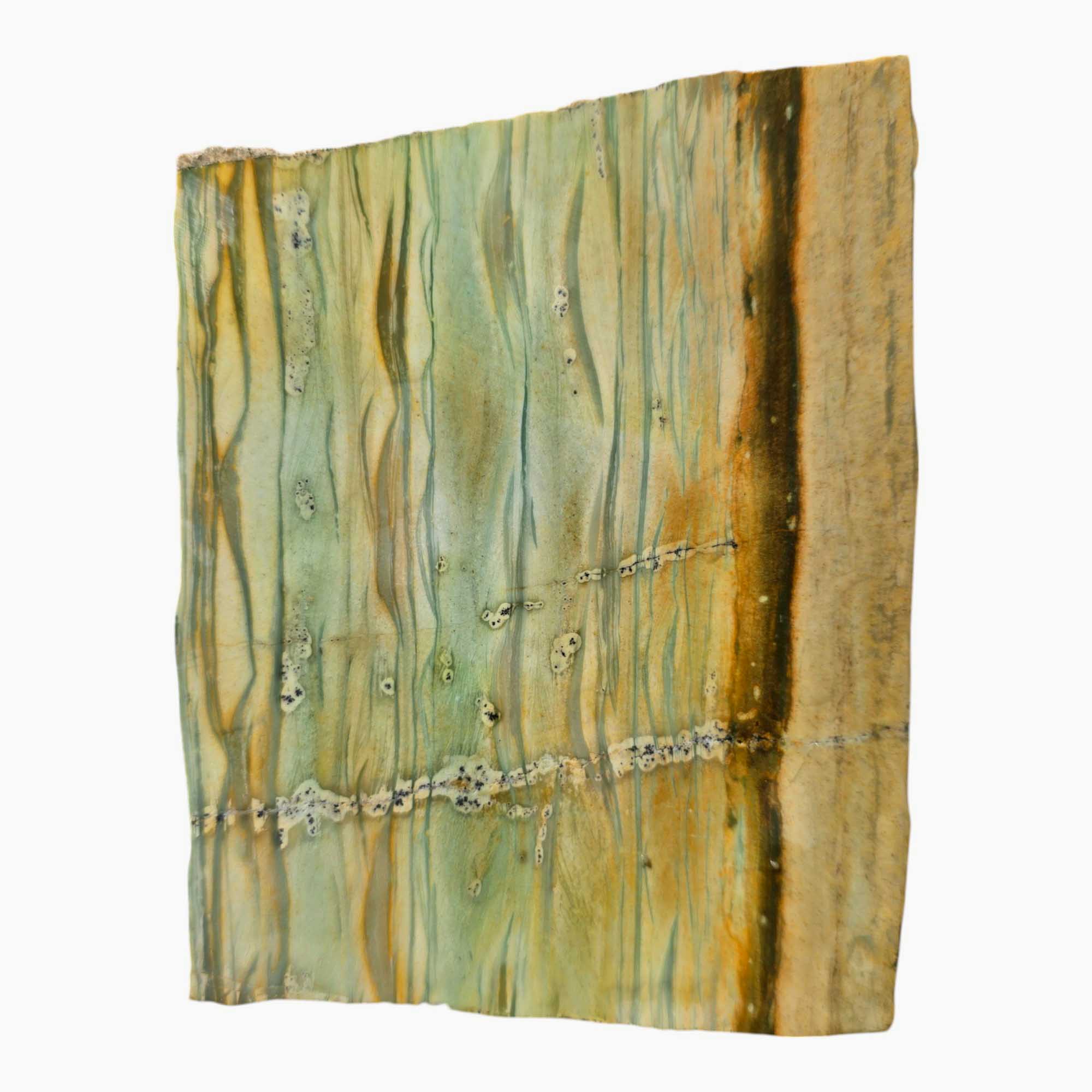 Gunnery Point Jasper – Rare Ocean Wave Pattern Lapidary Slab from Arizona