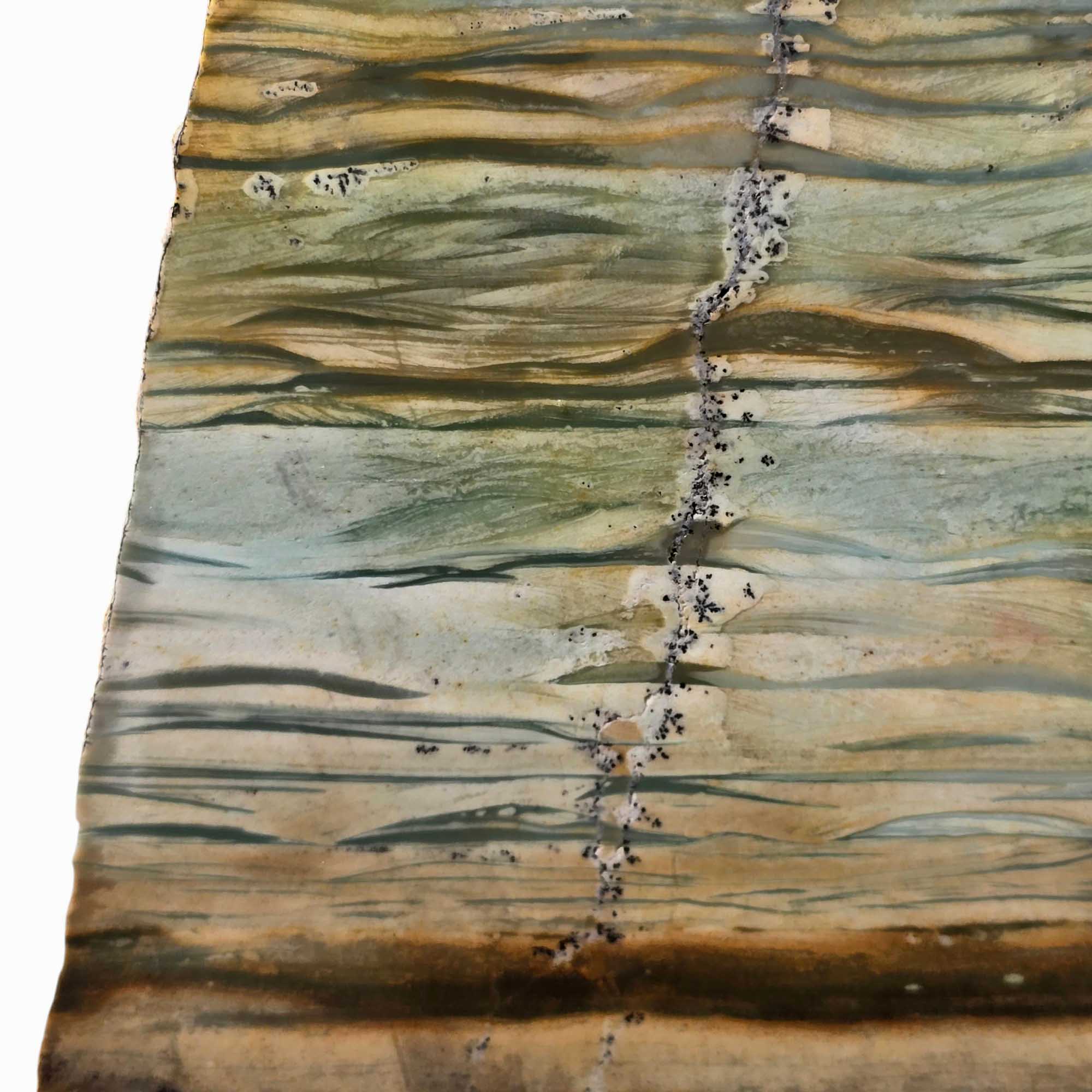 Gunnery Point Jasper – Rare Ocean Wave Pattern Lapidary Slab from Arizona