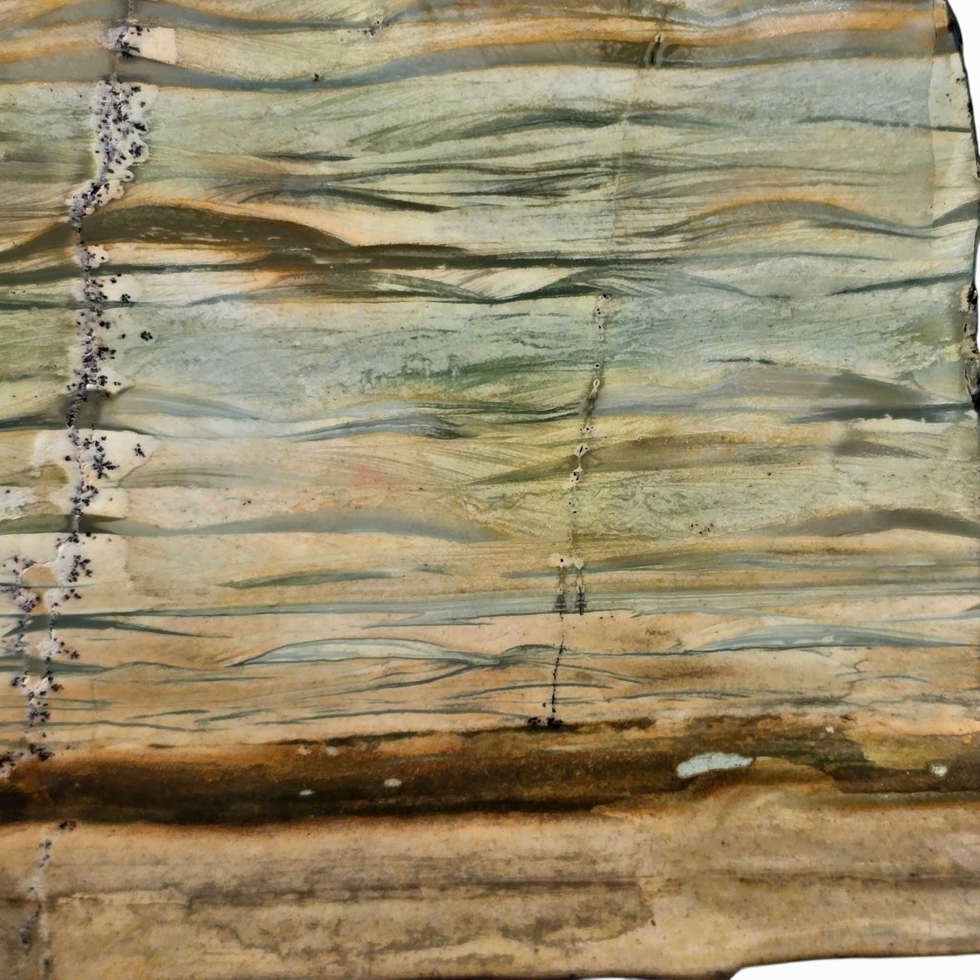 Gunnery Point Jasper – Rare Ocean Wave Pattern Lapidary Slab from Arizona
