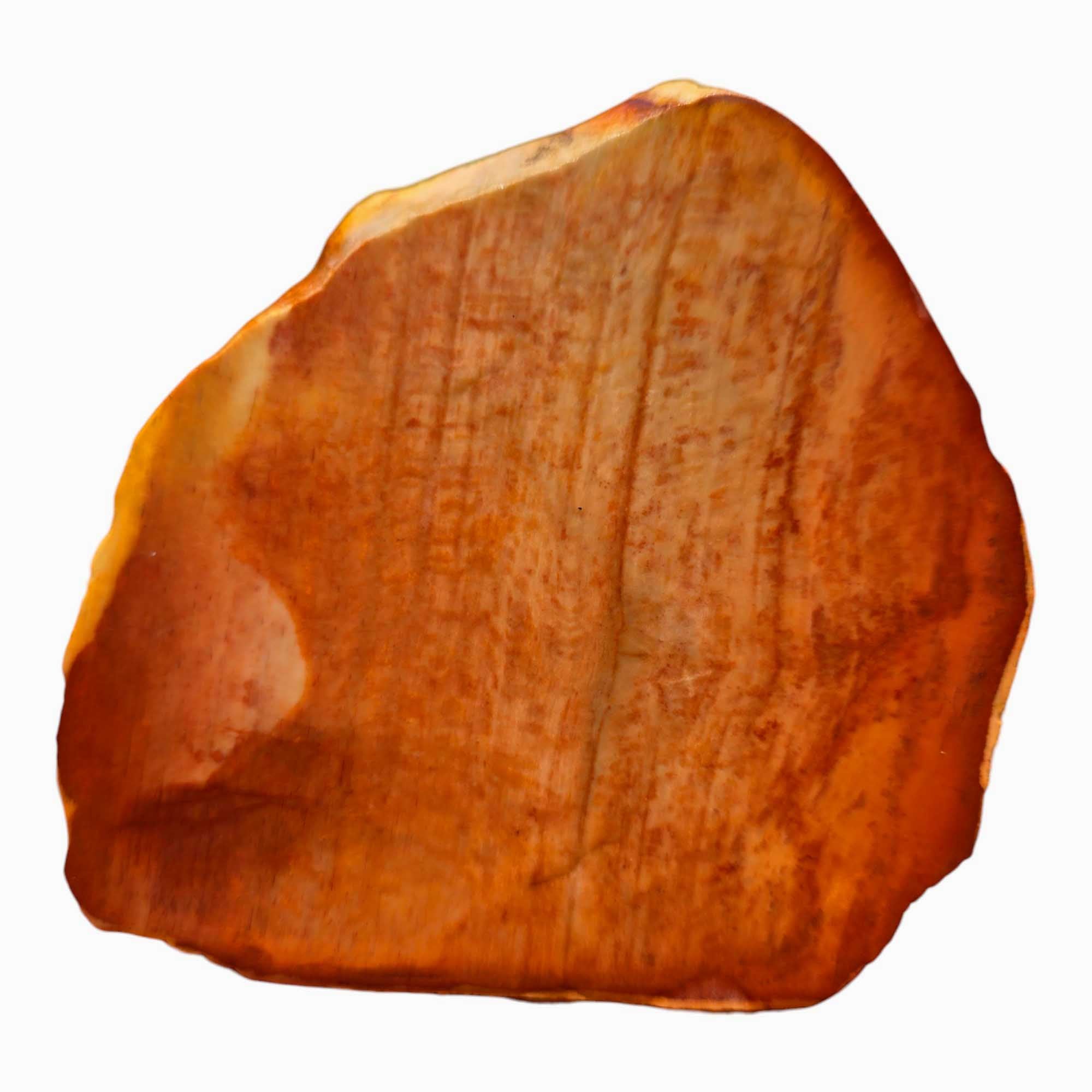 Glendora Jasper Slab – Creamy Red Patterned Lapidary Stone from California