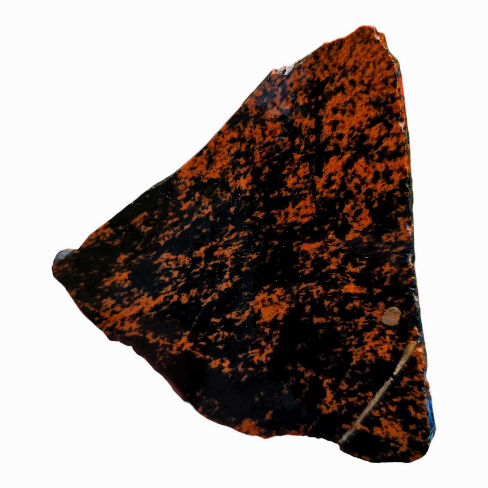 Tiger Tail Obsidian Slab – Rare Old Stock from Glass Butte, Oregon for Lapidary