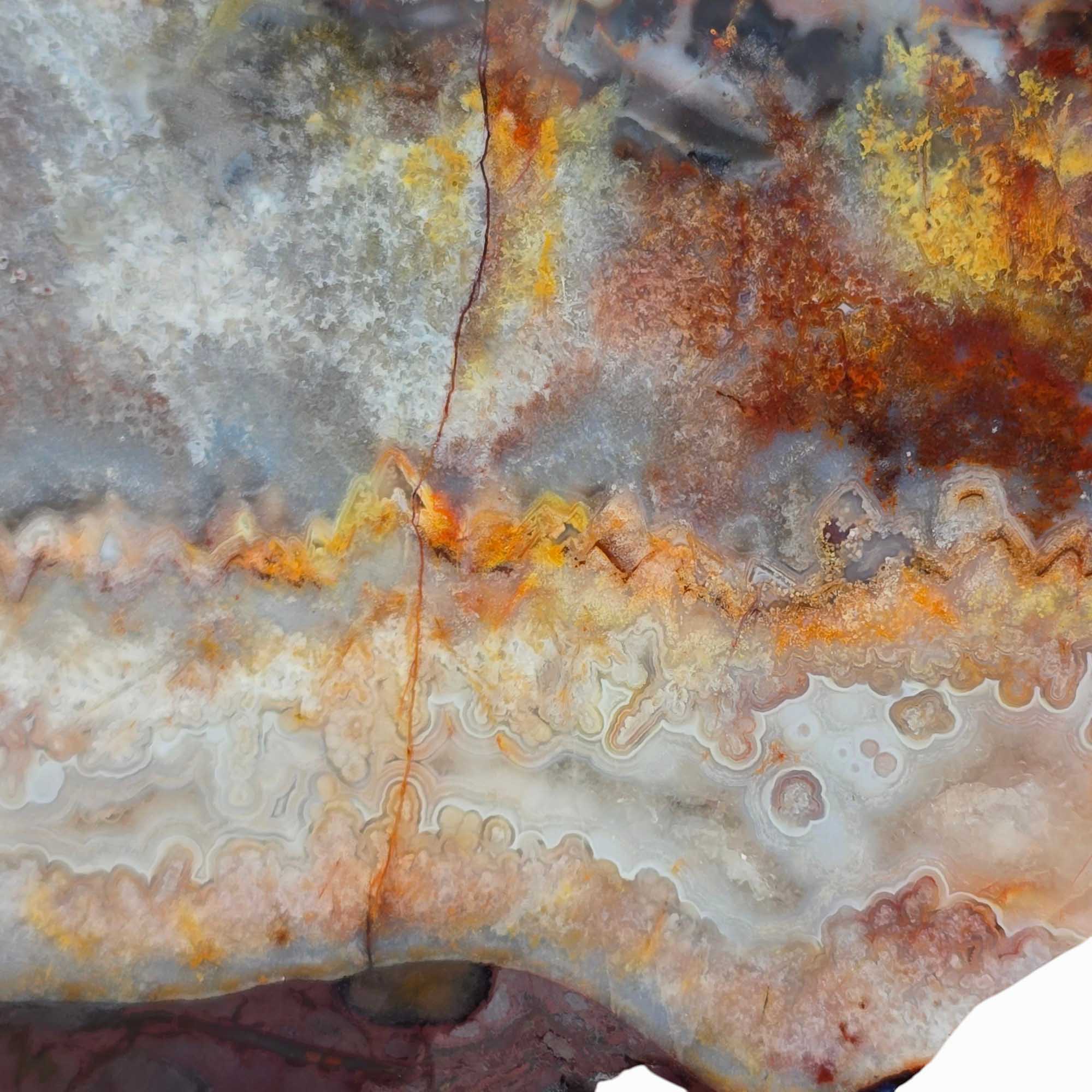 Sarape Jasper – Colorful Crazy Lace Relative from Mexico for Lapidary Use