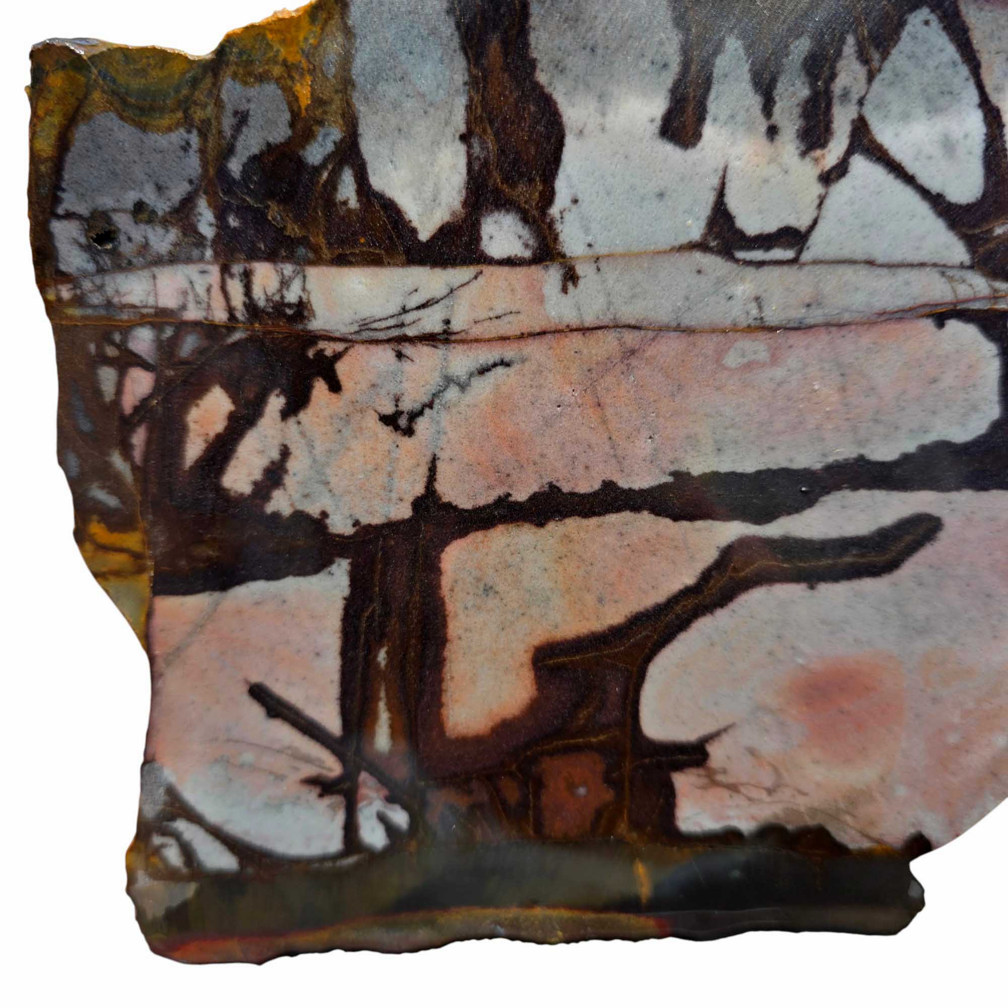 High Grade Outback Jasper Slab – Scenic Patterns & Rare Sunset Hues