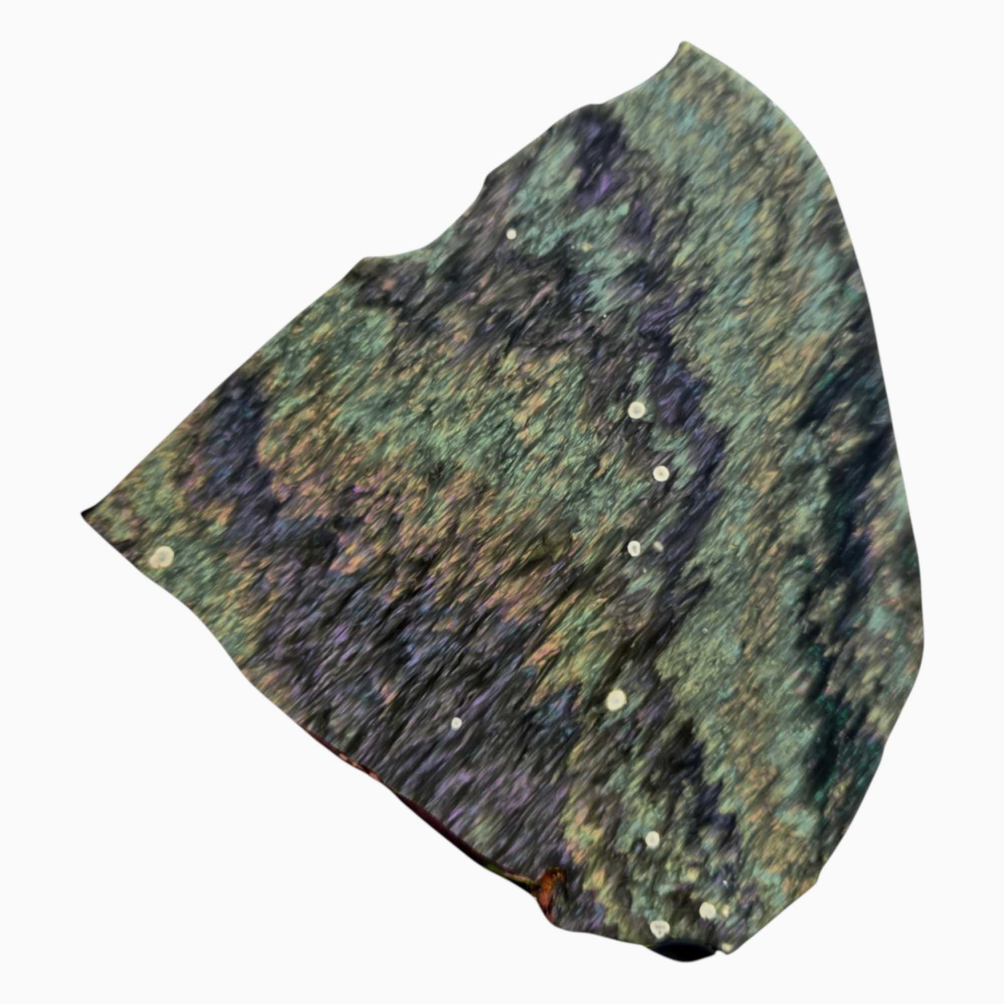 Velvet Obsidian Slab – Thick Cut Mexican Glass for Lapidary or Display Use