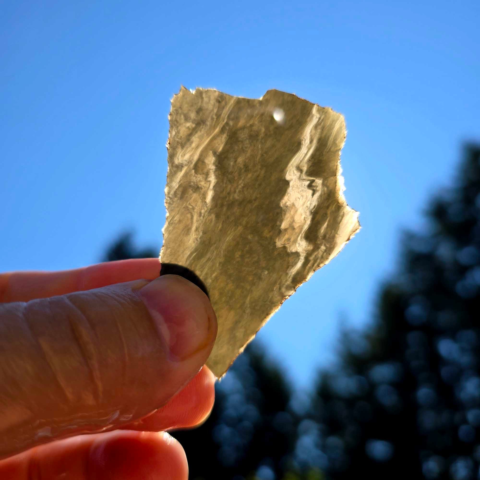 Velvet Obsidian Slab – Thin Cut Mexican Glass with Chatoyant Color Flash