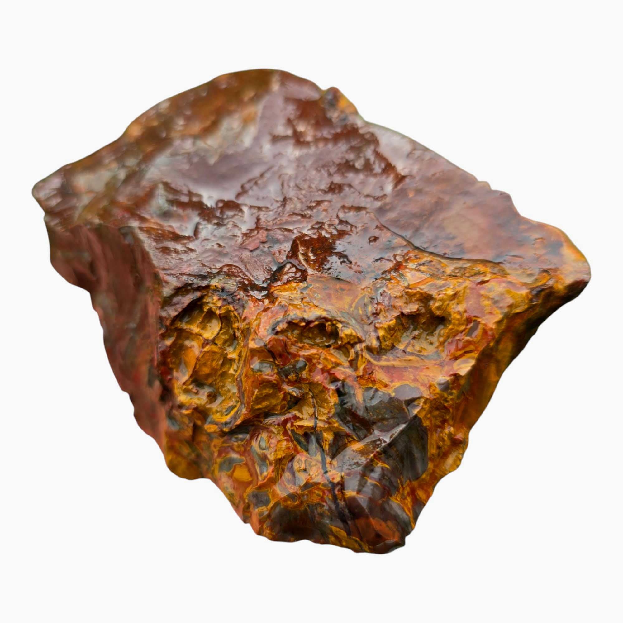 Kaleidoscope Jasper Rough – Rare Tapestry Deposit Fossil Pattern Trimmer