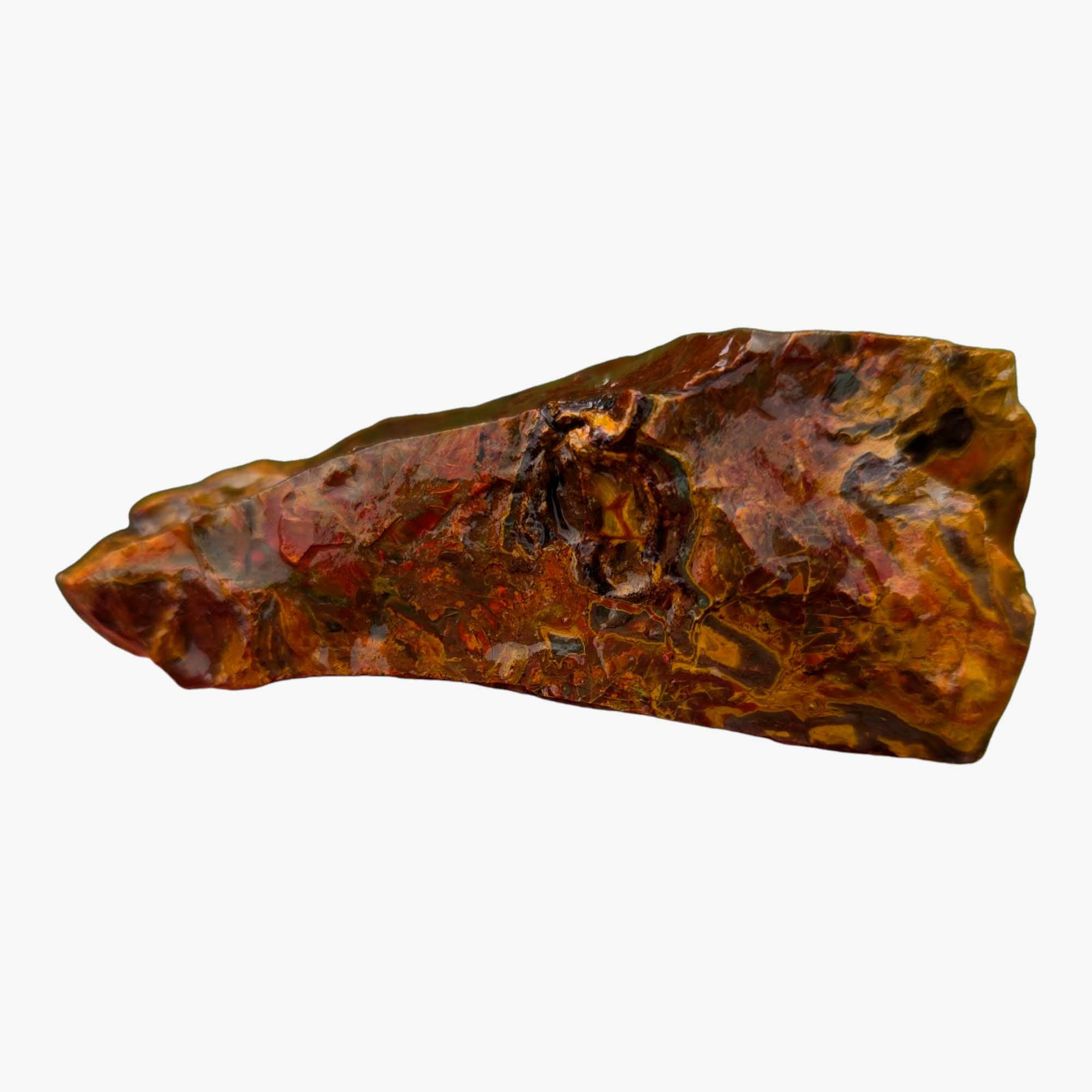 Kaleidoscope Jasper Rough – Rare Tapestry Deposit Fossil Pattern Trimmer