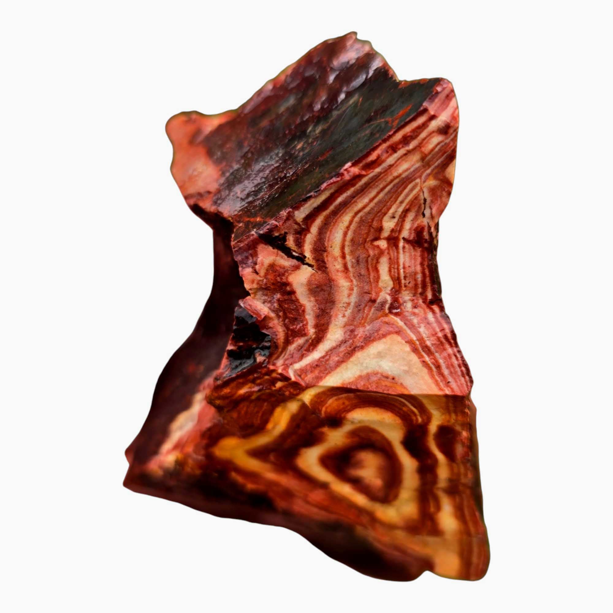 Nevada Wonderstone Rough – Bullseye Pattern Trimmer for Display or Cabbing