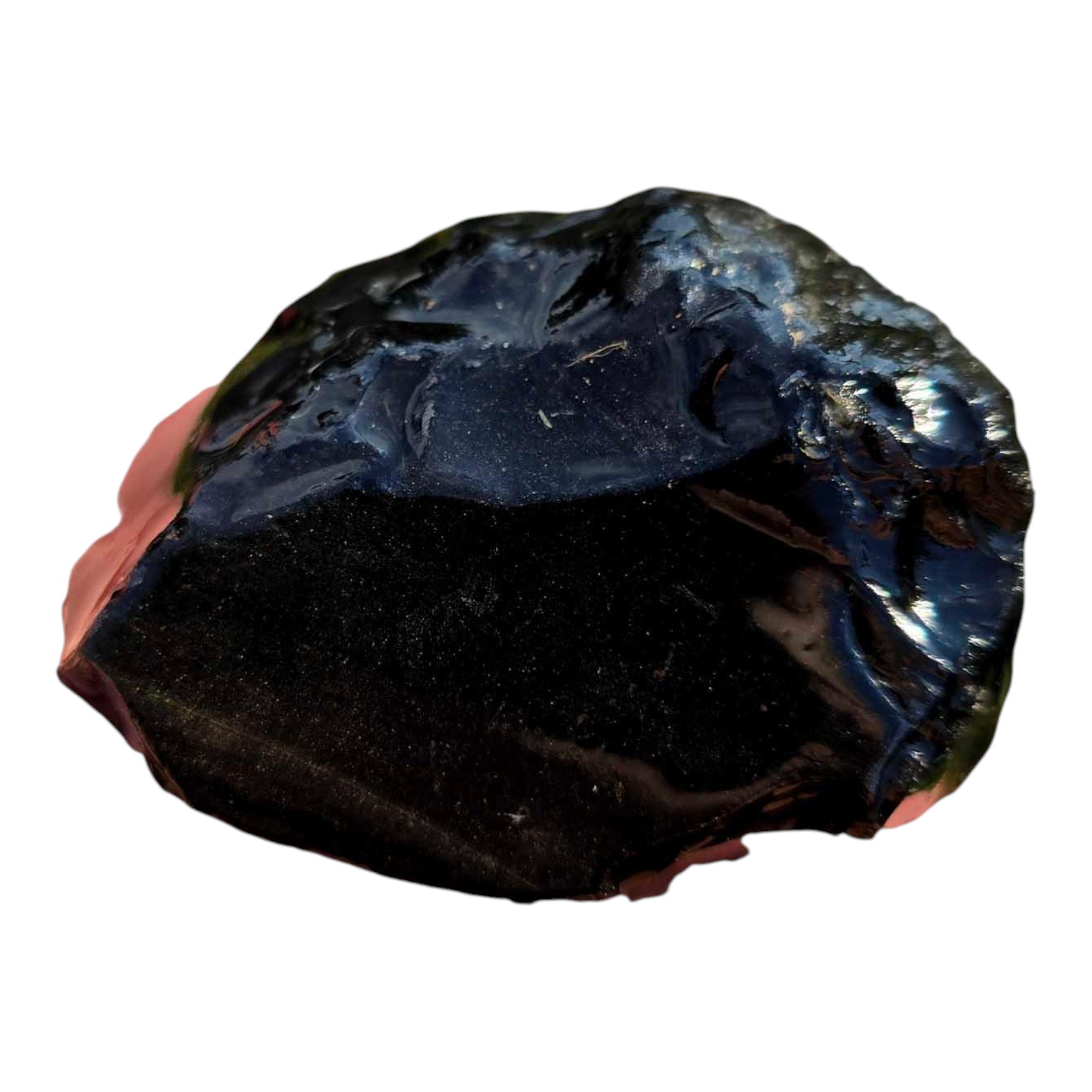 Jalisco Rainbow Obsidian Rough – Old Stock Small Cutter with Dome Polish Potential