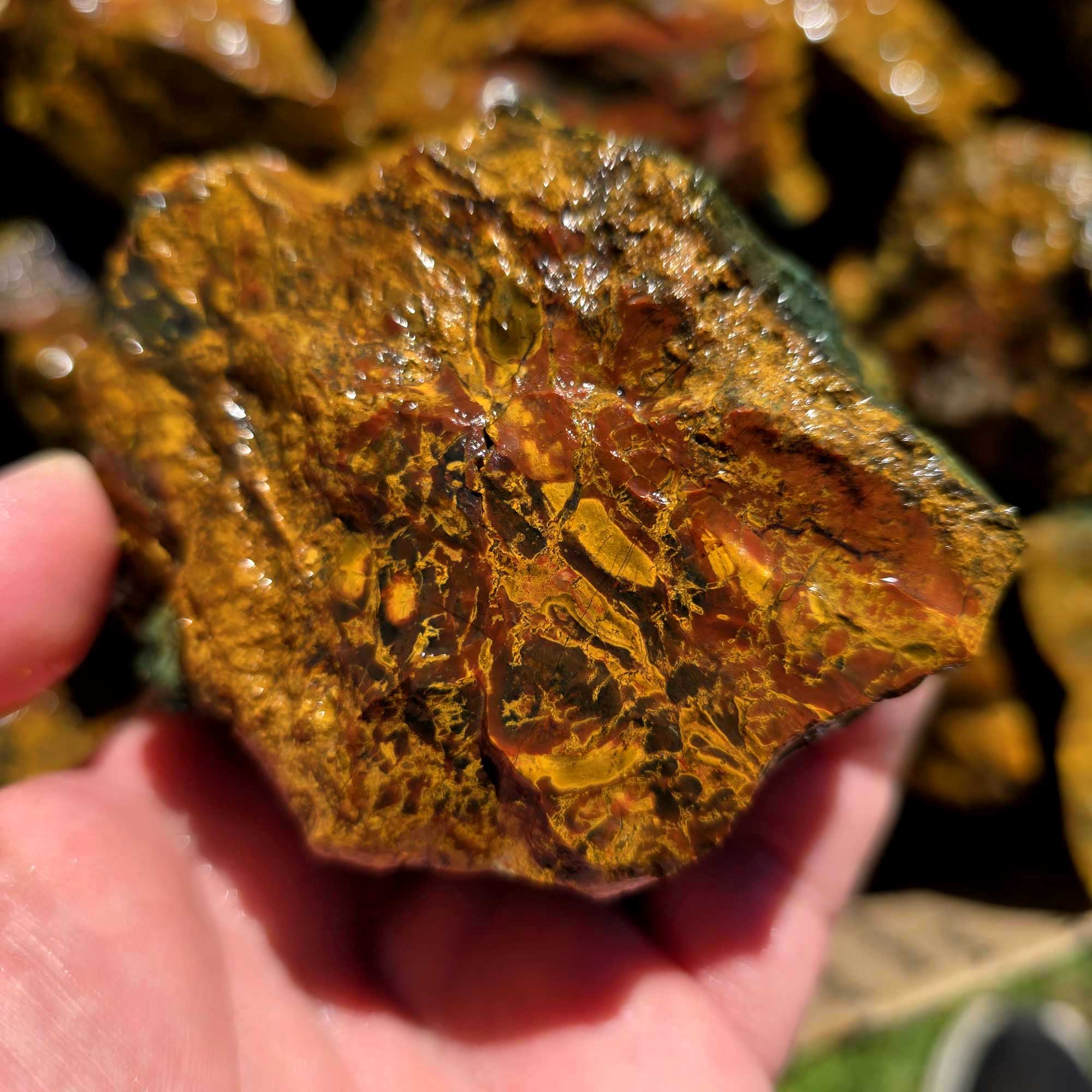 Kaleidoscope Jasper Flatrate Box Rough Stones Mixed Varieties Rare Old Stock