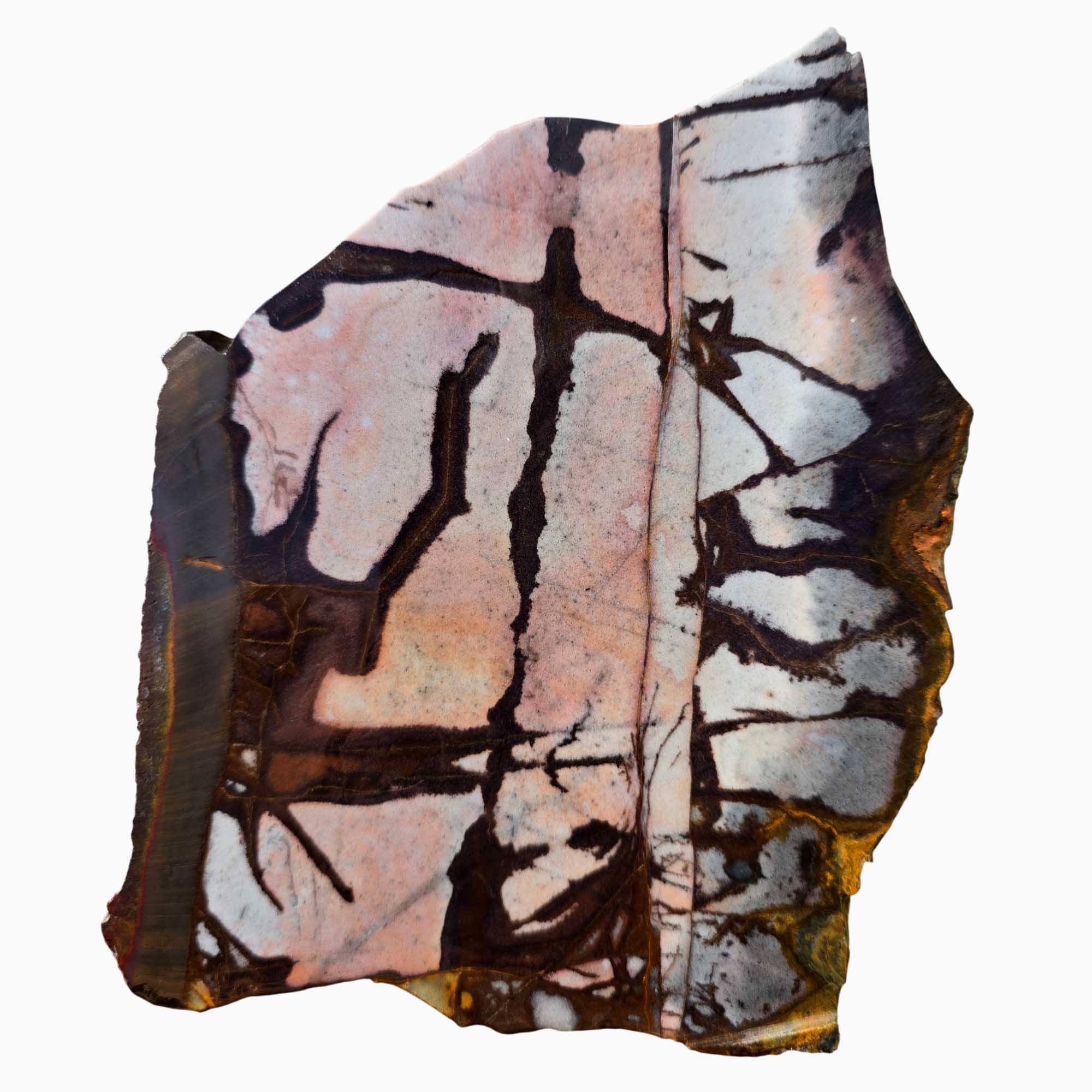 Outback Jasper Slab – Sunset Colors Dendritic Pattern – Western Australia