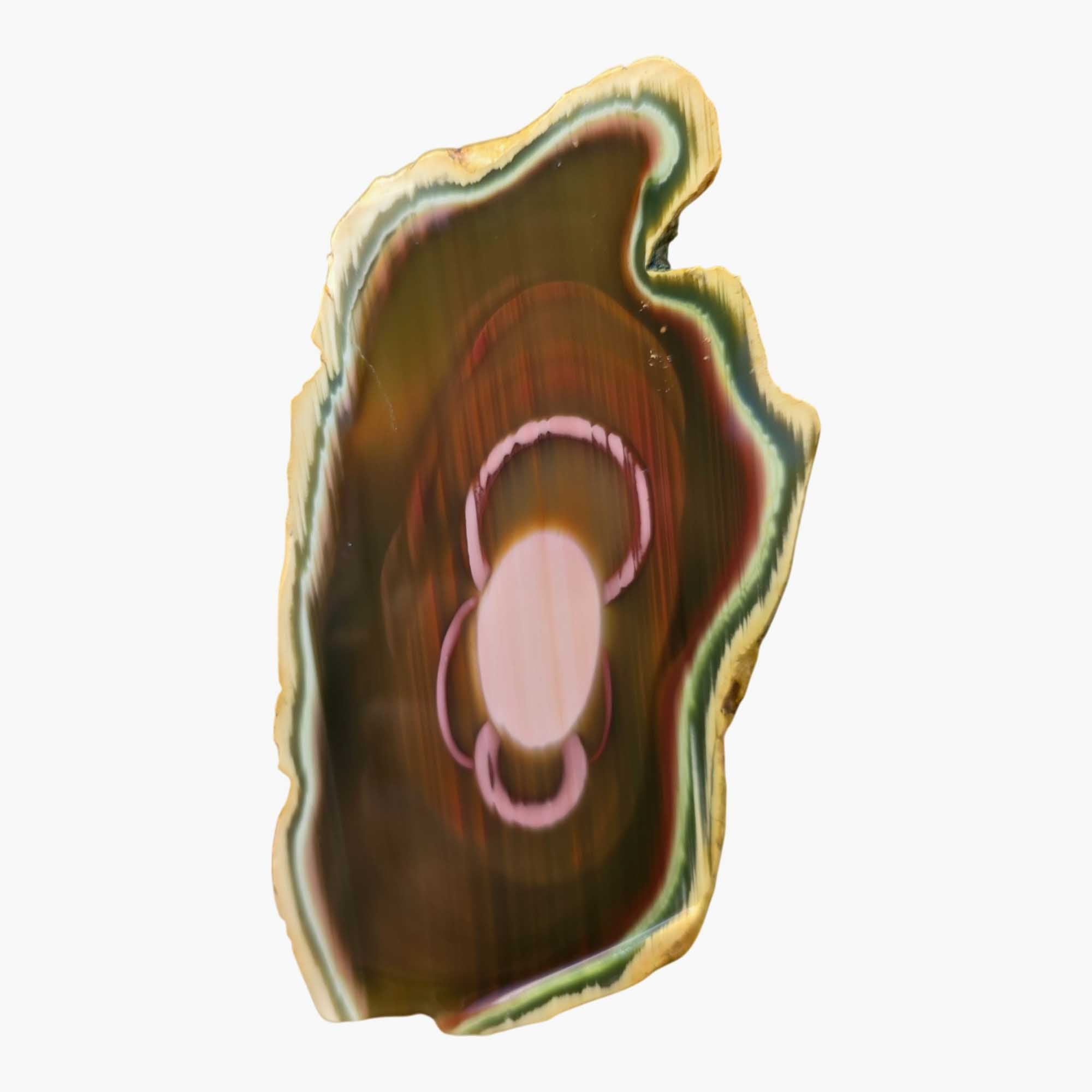 Royal Imperial Jasper Slab - Moonlit Orbs Translucent San Cristobal #3680-Photo4