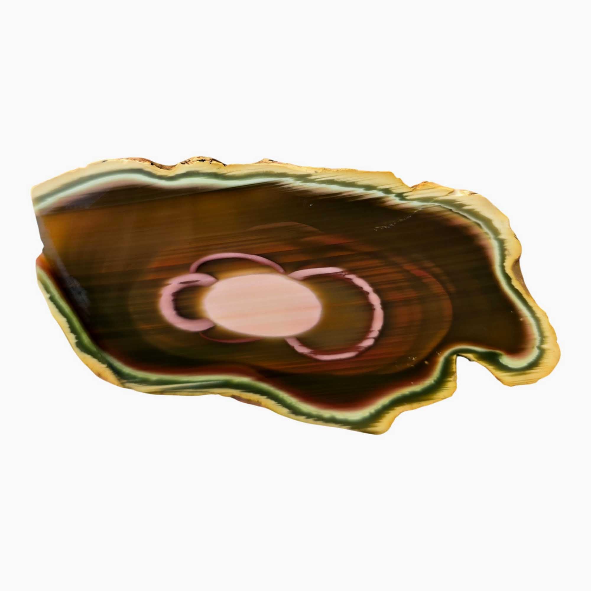 Royal Imperial Jasper Slab - Moonlit Orbs Translucent San Cristobal #3680-Photo5