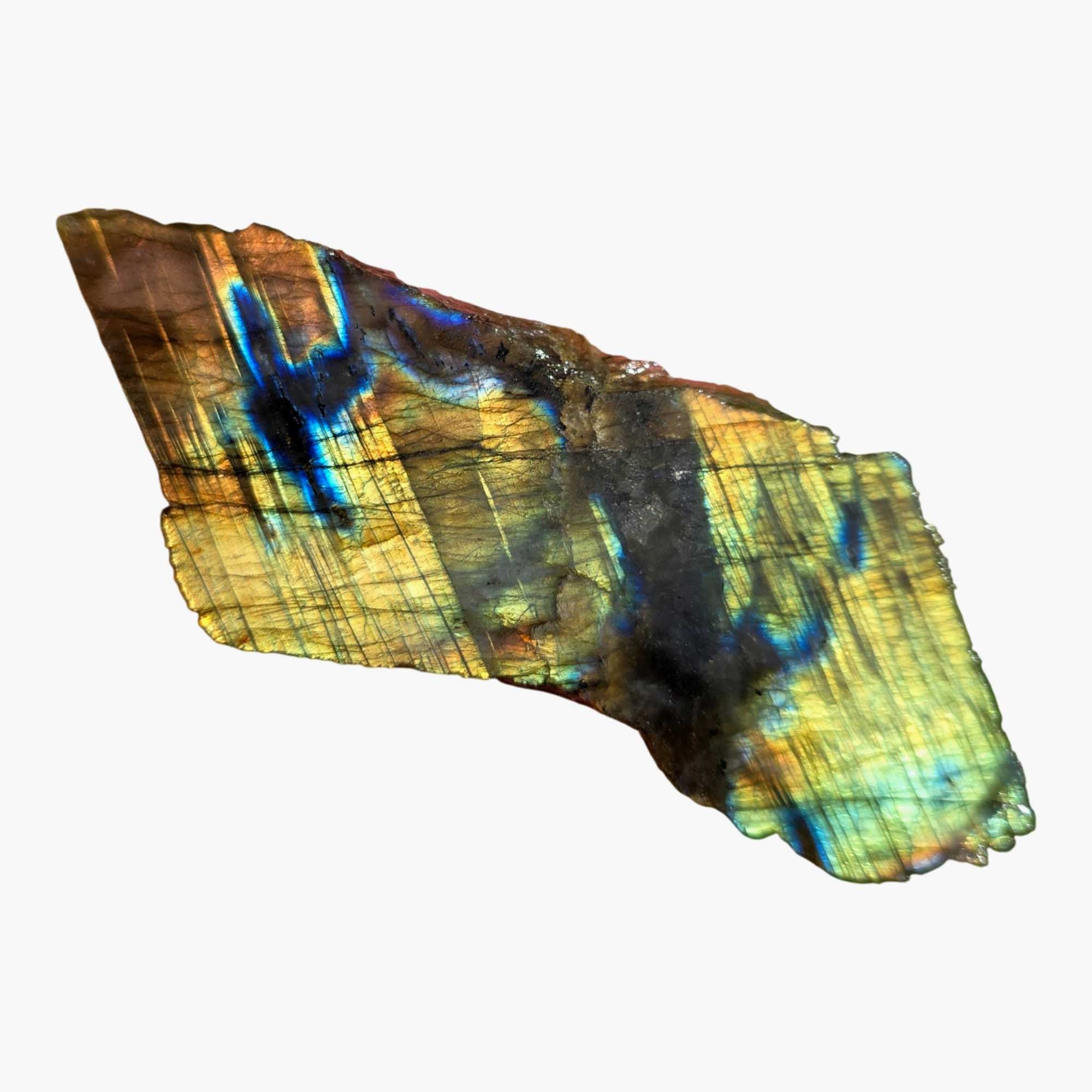 Labradorite Slab – Green Blue Flash Labradorescence Effect! #3690-5