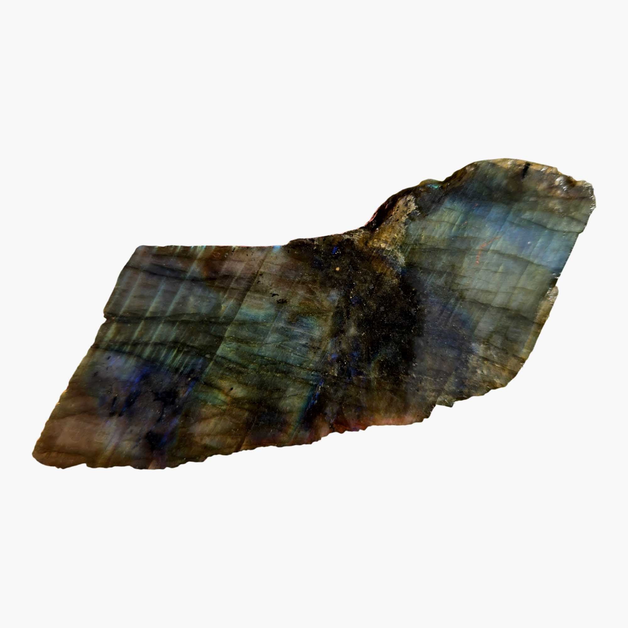 Labradorite Slab – Green Blue Flash Labradorescence Effect! #3690-3