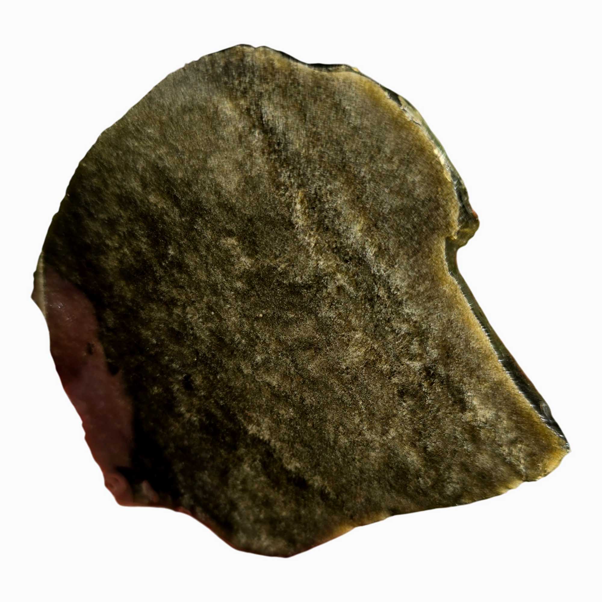 Mexican Gold Sheen Obsidian Slab - Heavy Magnetite Flash Jalisco #3692-2