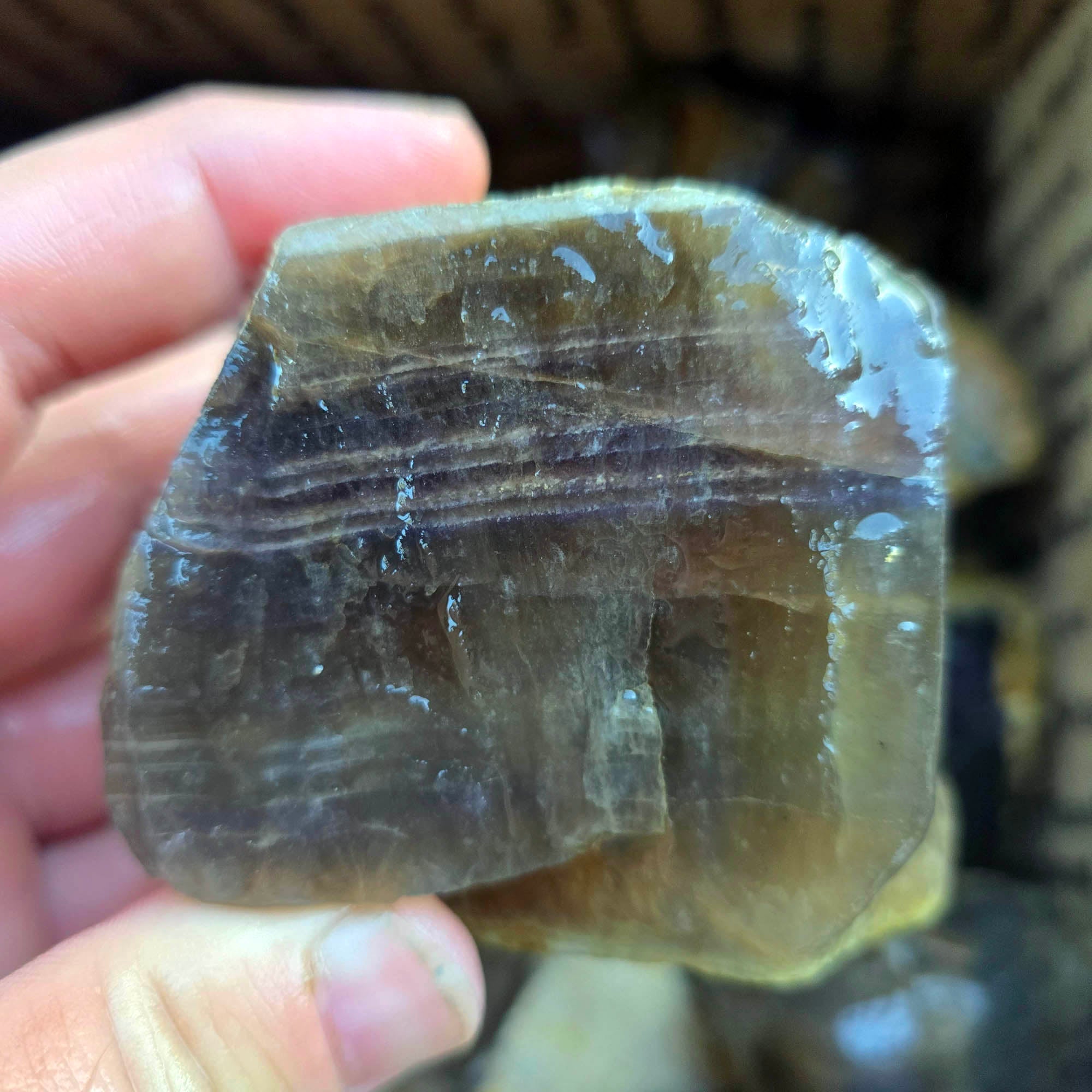 Chinese Rainbow Fluorite Rough Flatrate – Purple Lace Crystal – 17.5 Lbs