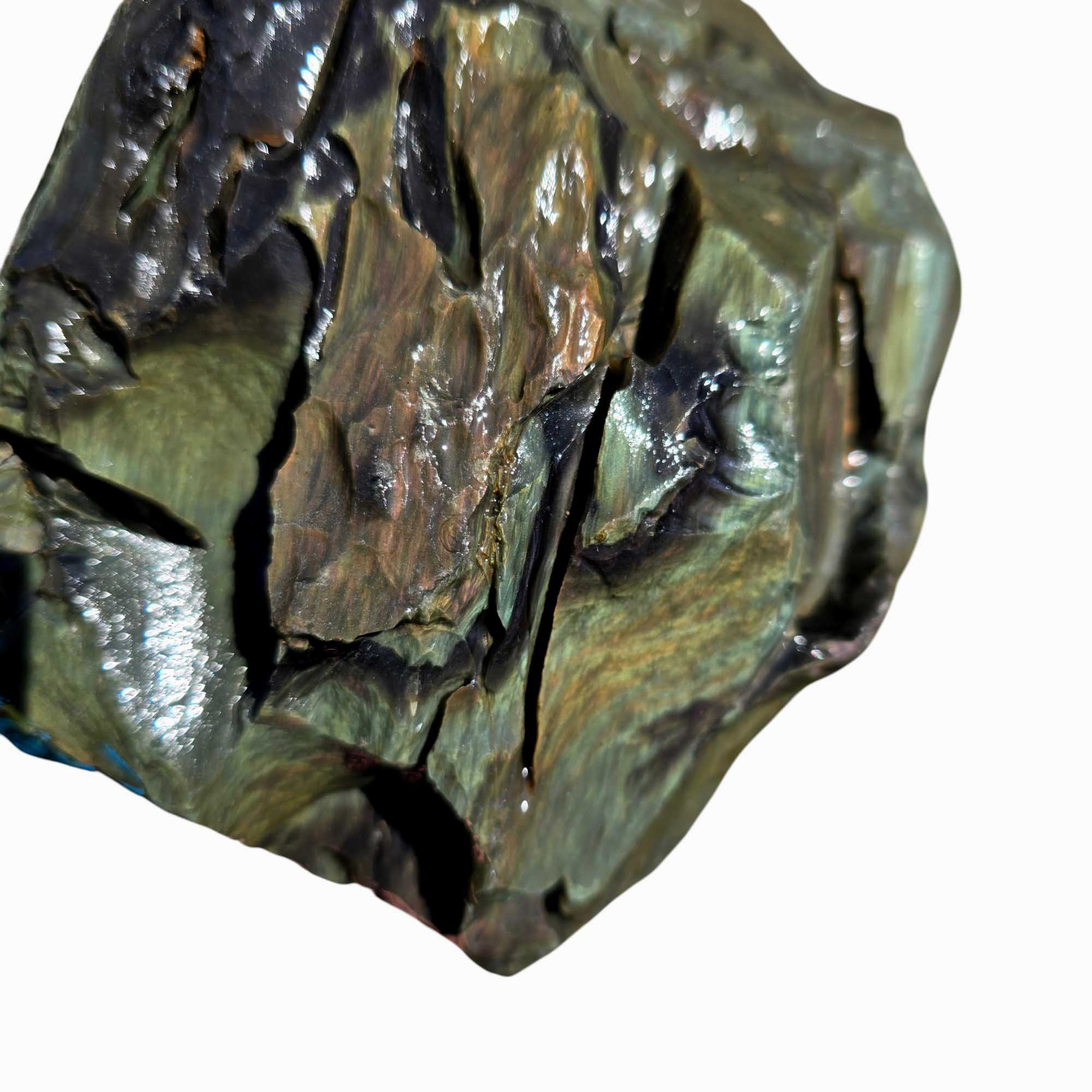 Mexican Velvet Obsidian Lapidary Rough Chunk Volcanic Glass