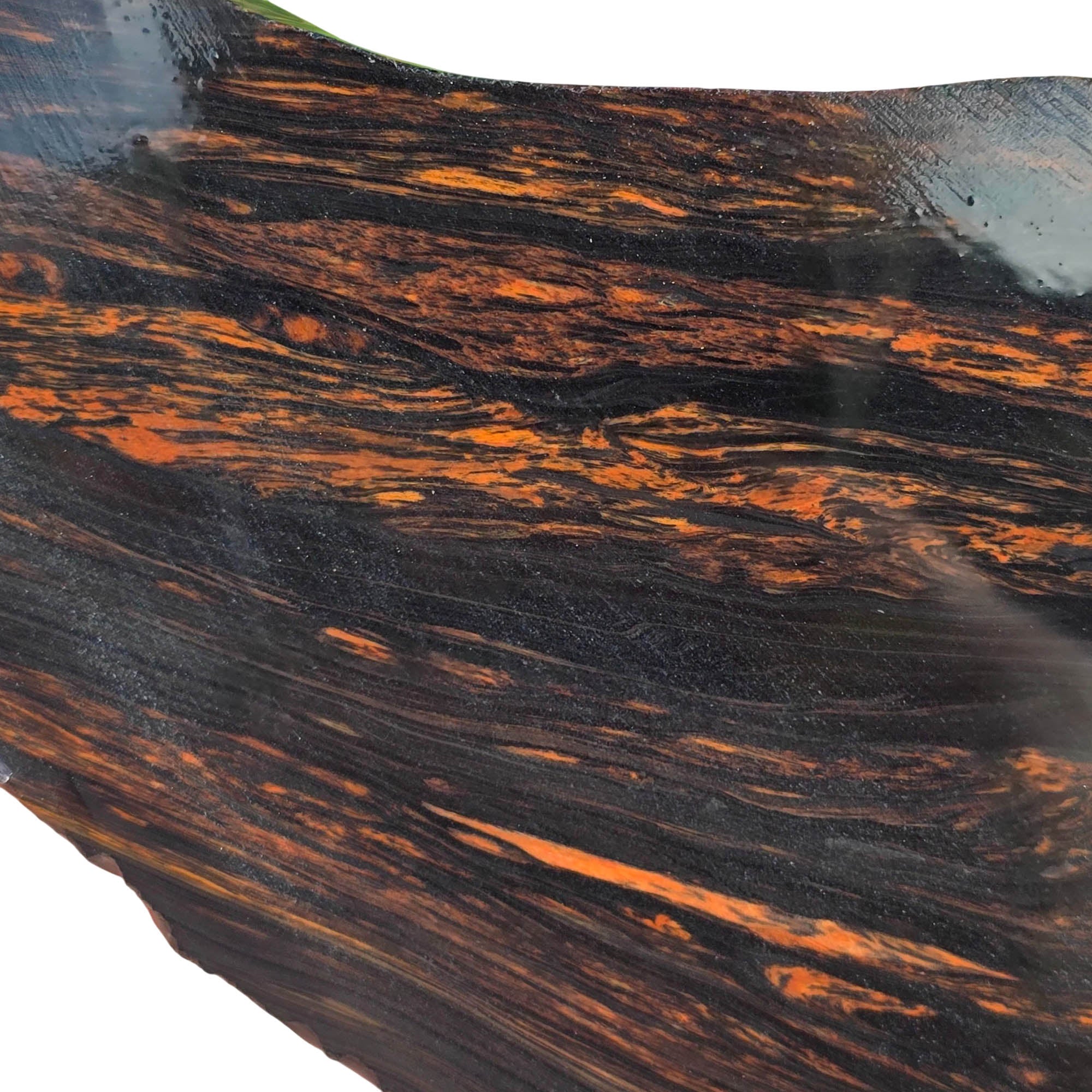 Tri-Flow Obsidian Slab – Swirling Mahogany Flow Pattern Glass Butte #3741-Photo6