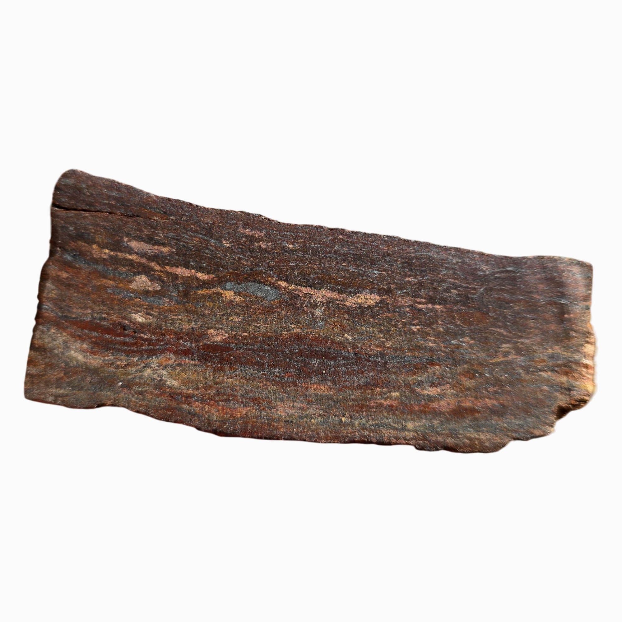 Bronzite Slab Dry – Blue Bronze Flecks Natural Flaws Unpolished #3743-4