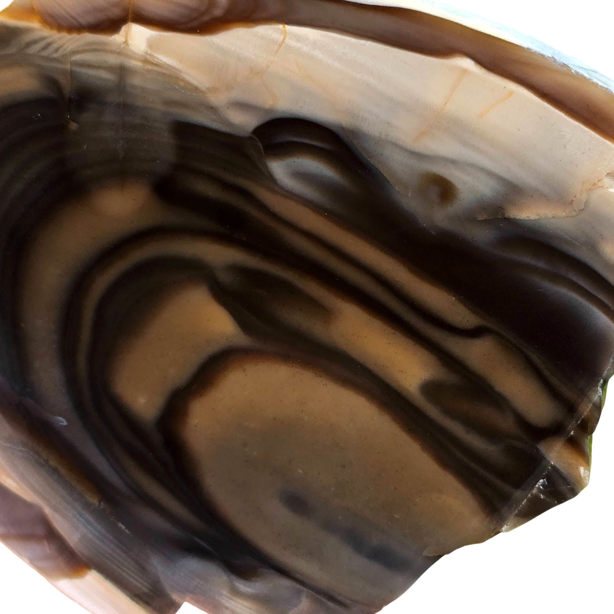 Polish Flint Slab – Ribbed Orb Pattern – Poland Rare #3775-Photo2