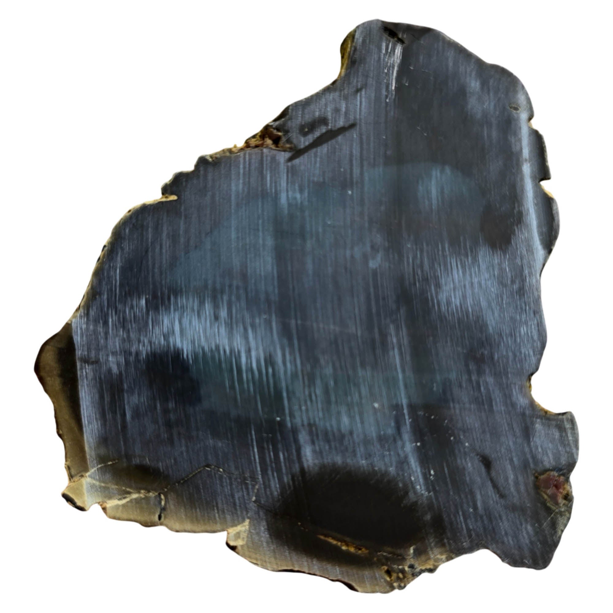 Royal Imperial Jasper Slab Dry – Dark Blue Tint Egg Orb Pattern #3776-Photo3