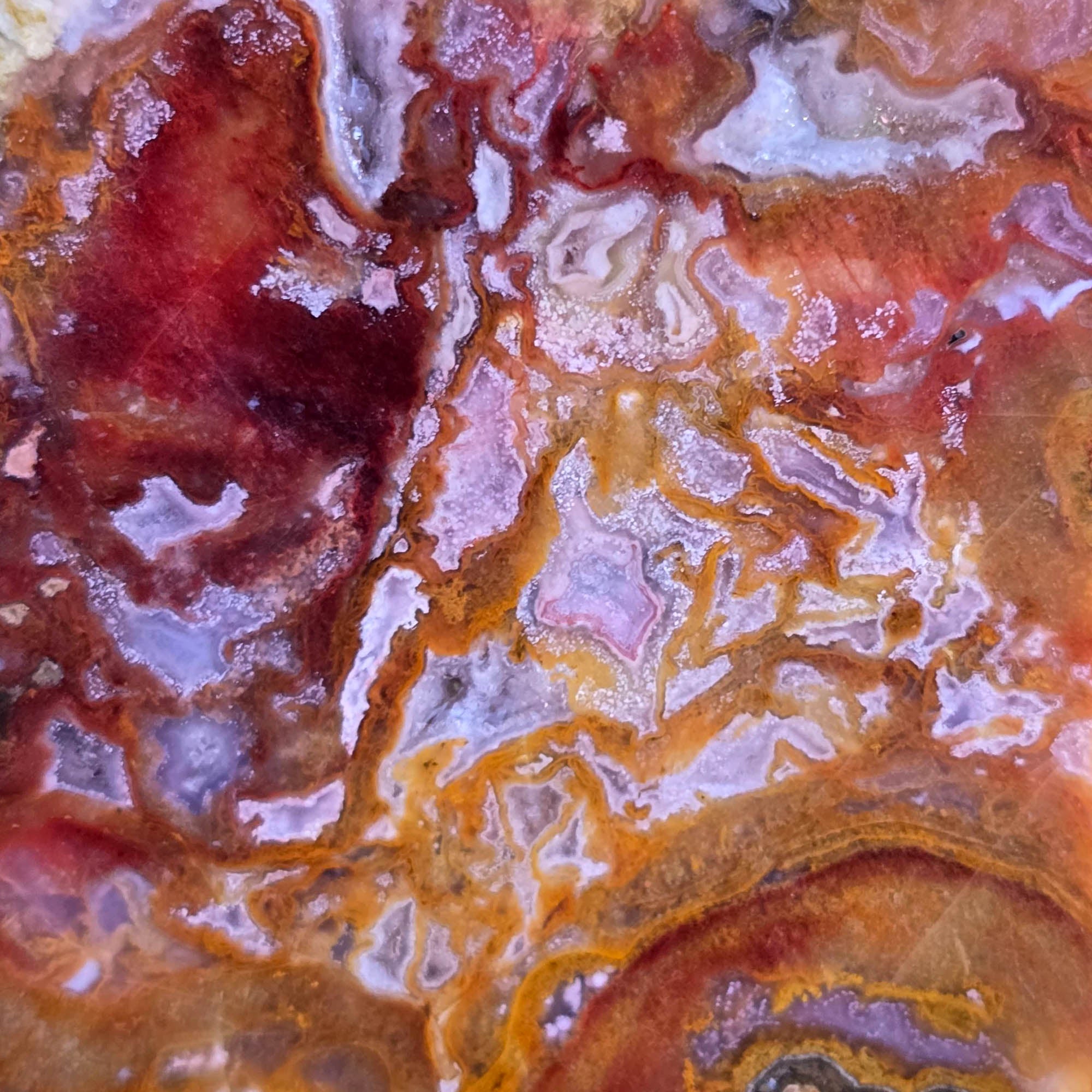 Agua Nueva Agate Slab - Static Moss Fortified Druzy Designer #3817-Photo2